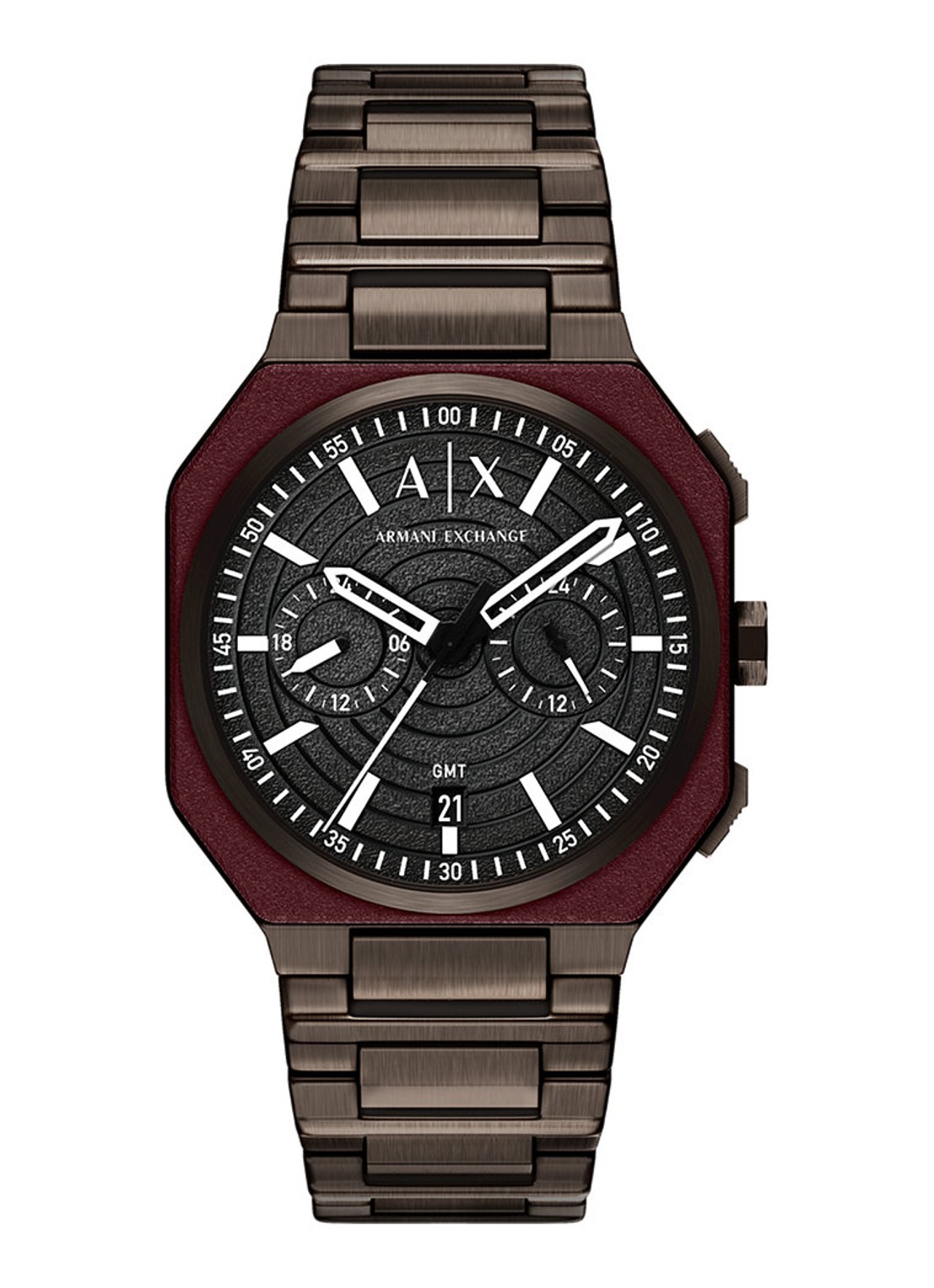 Armani Horloge AX1481 - voorkant bruin