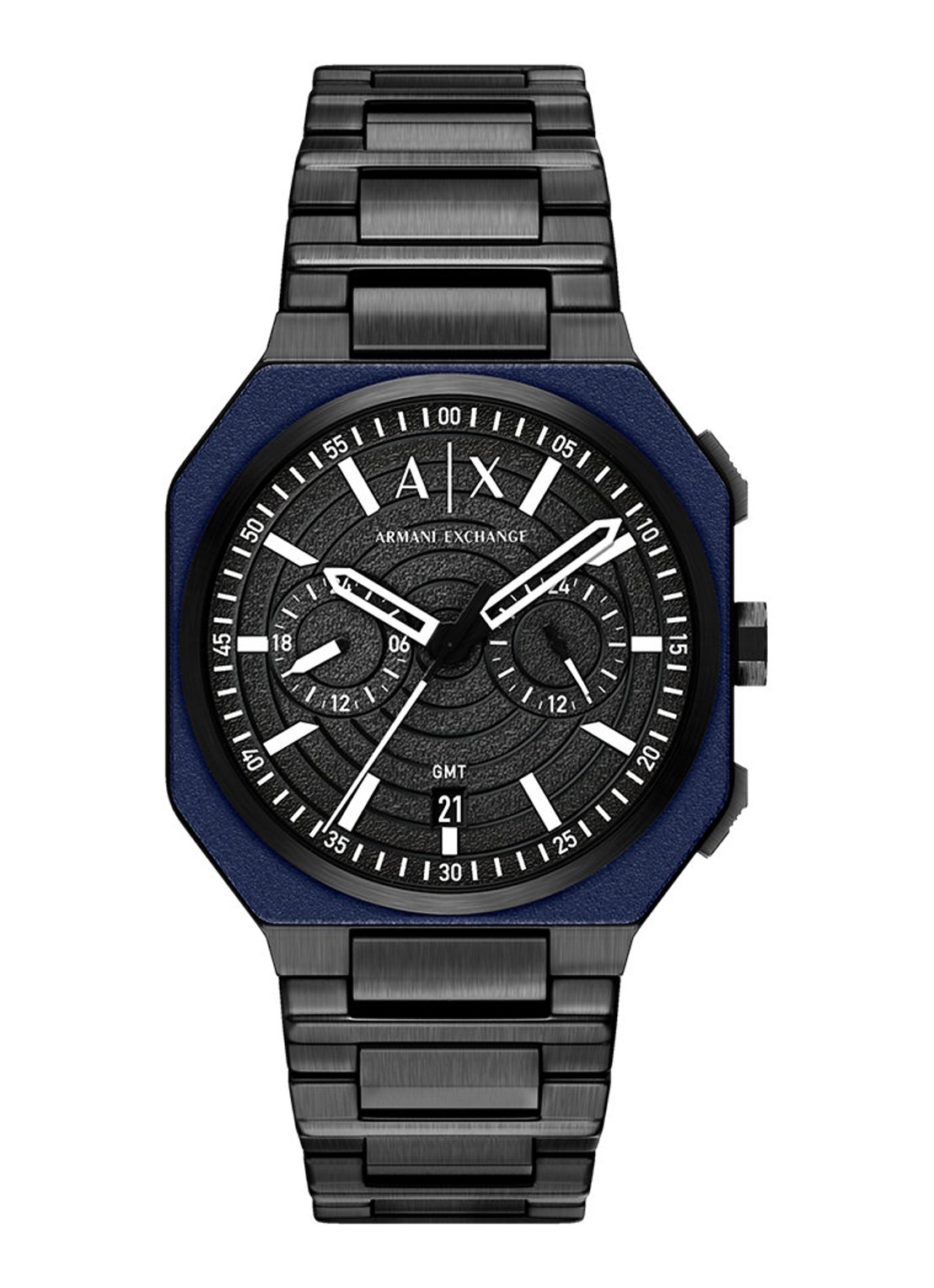 Armani Horloge AX1482 - voorkant 6 zwart