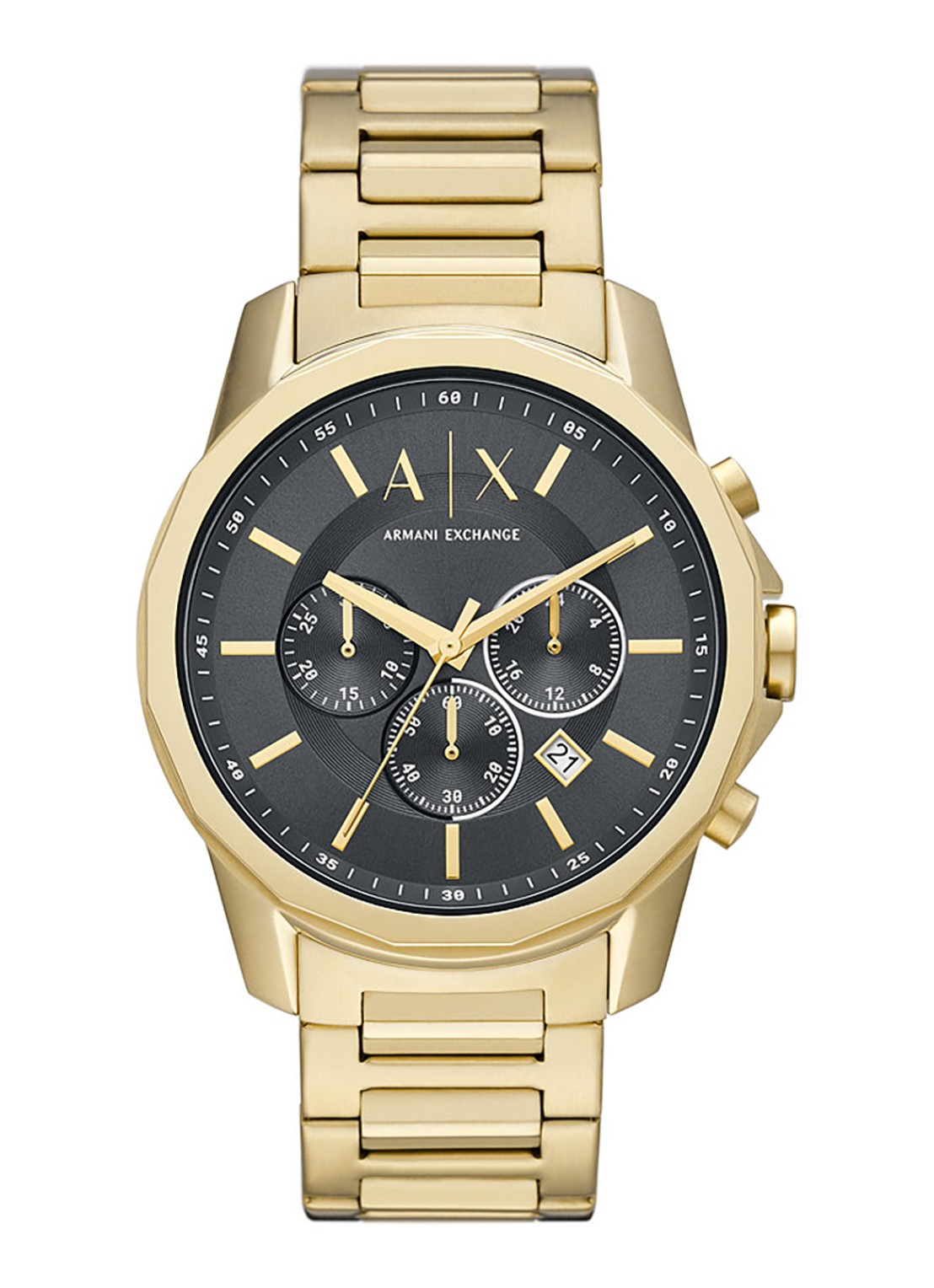Armani Horloge AX1721 - voorkant goud