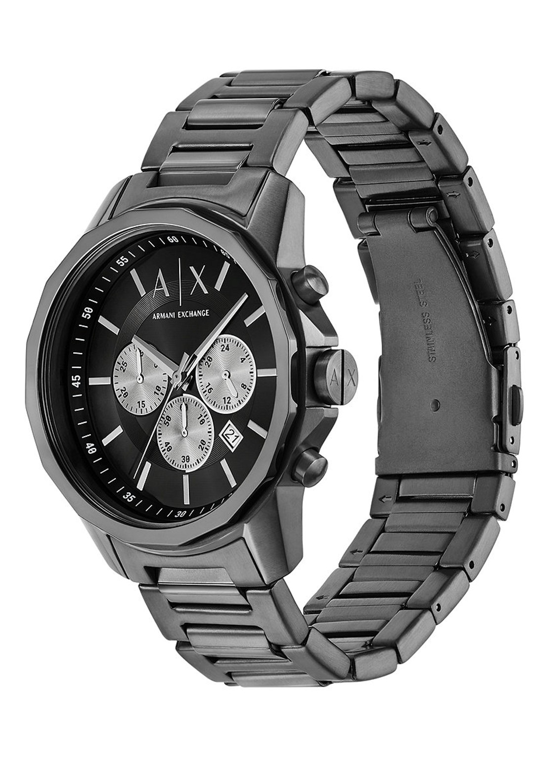 Armani Horloge AX1765 - detail 4 antraciet