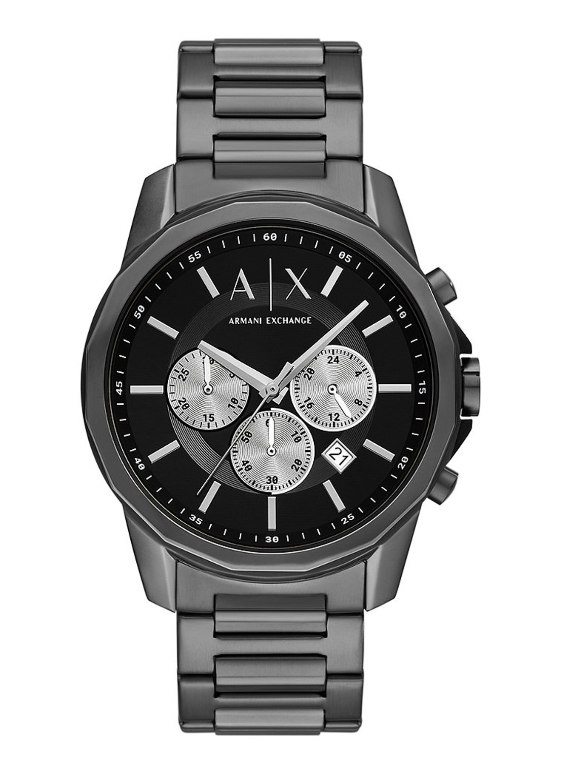 Armani Horloge AX1765 - voorkant antraciet
