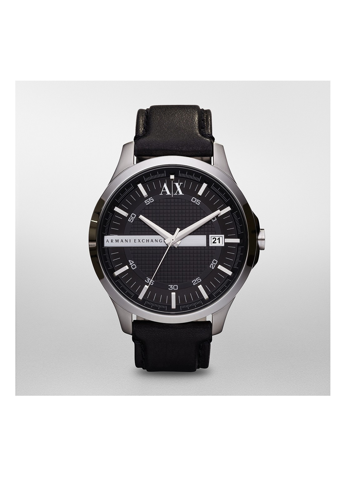 Armani Horloge AX2101 - voorkant antraciet