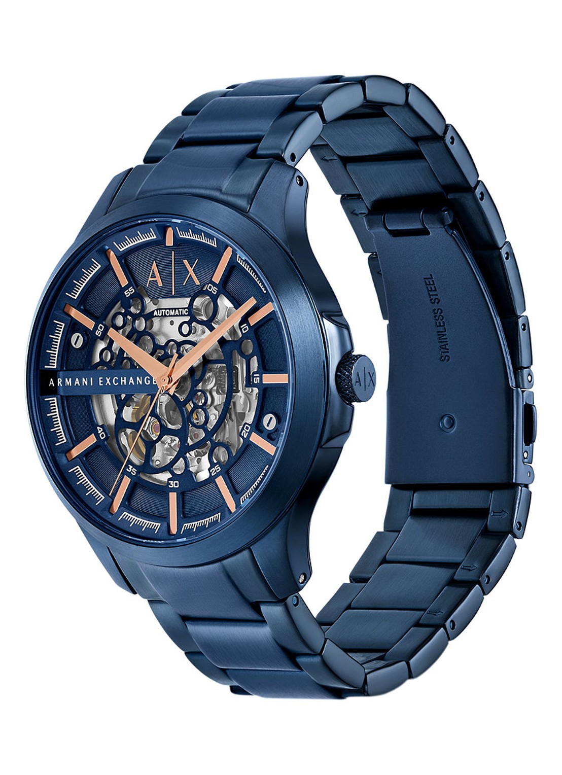 Armani Horloge AX2457 - detail 4 blauw