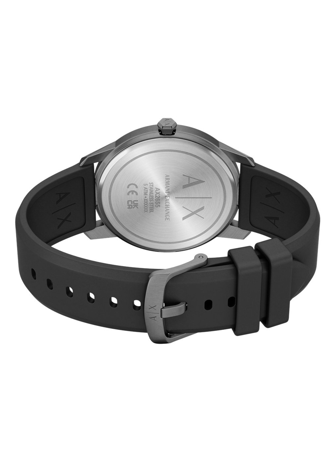 Armani Horloge AX2655 - detail 3 antraciet