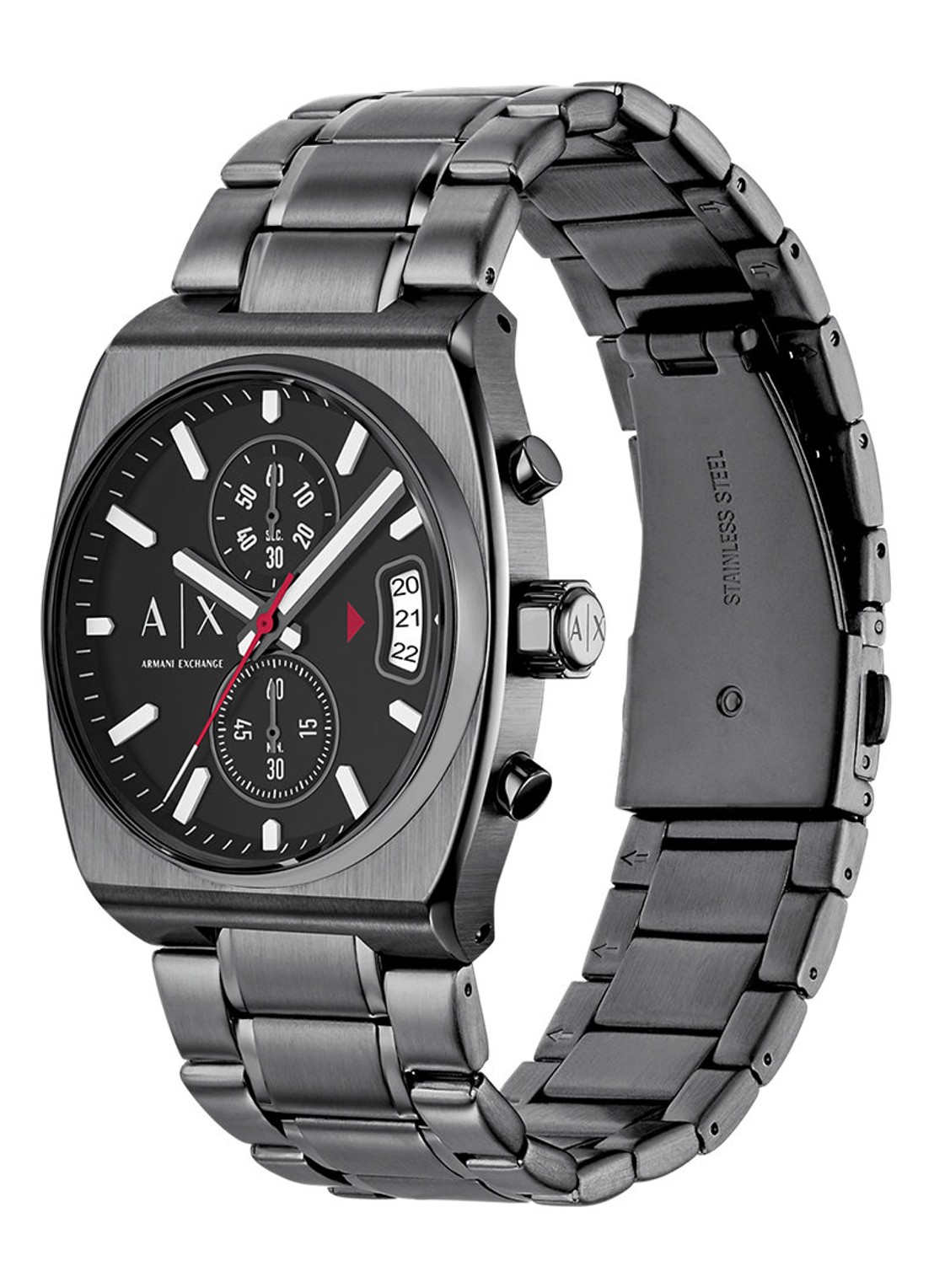 Armani Horloge AX2823 - detail 3 antraciet