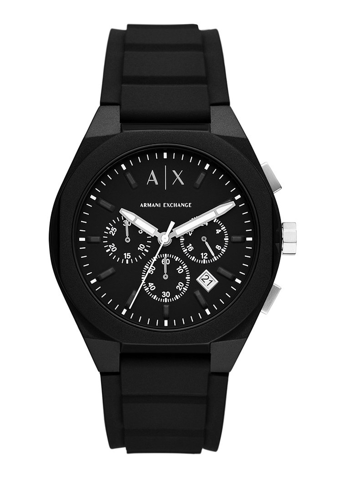 Armani Horloge AX4161 - voorkant 5 zwart