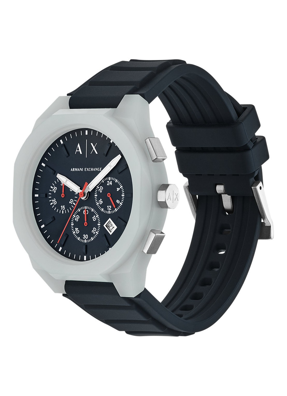 Armani Horloge AX4172 - detail 4 zilver