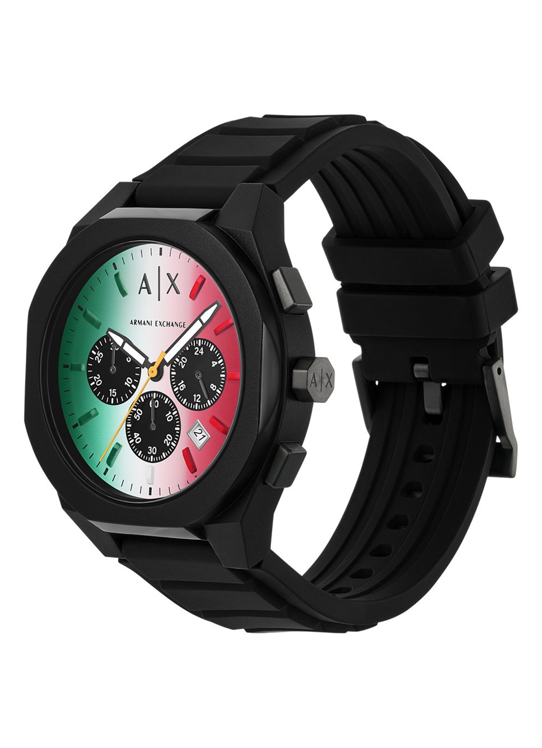 Armani Horloge AX4173 - detail 3 zwart