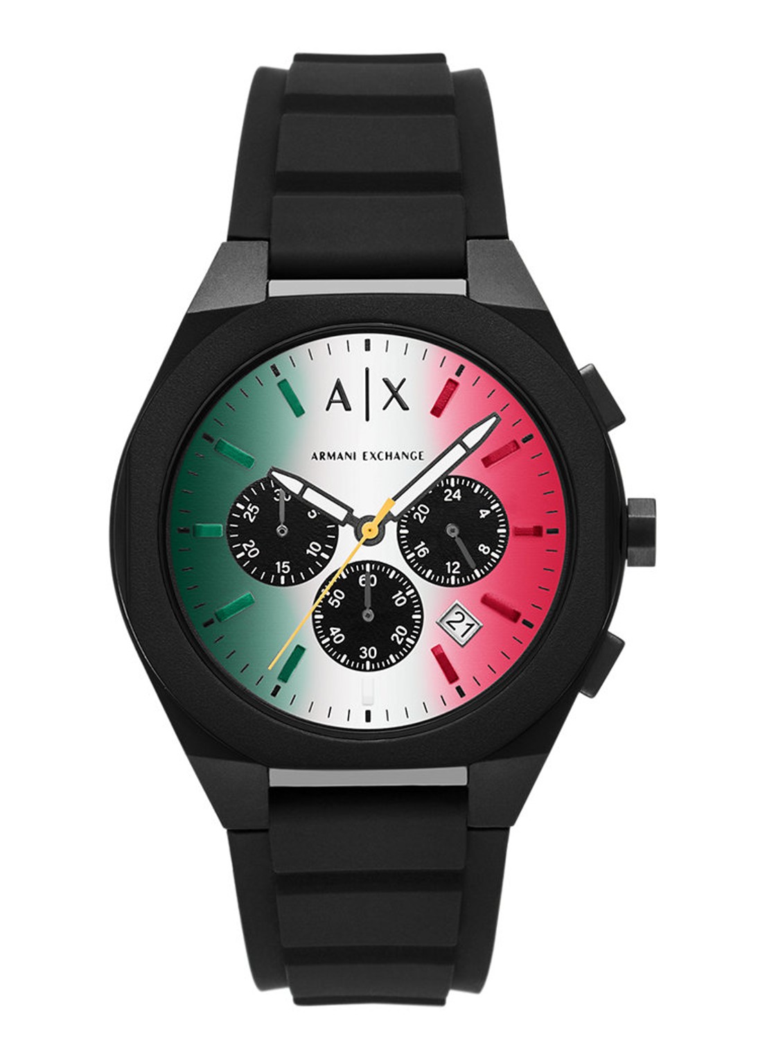 Armani Horloge AX4173 - voorkant 5 zwart