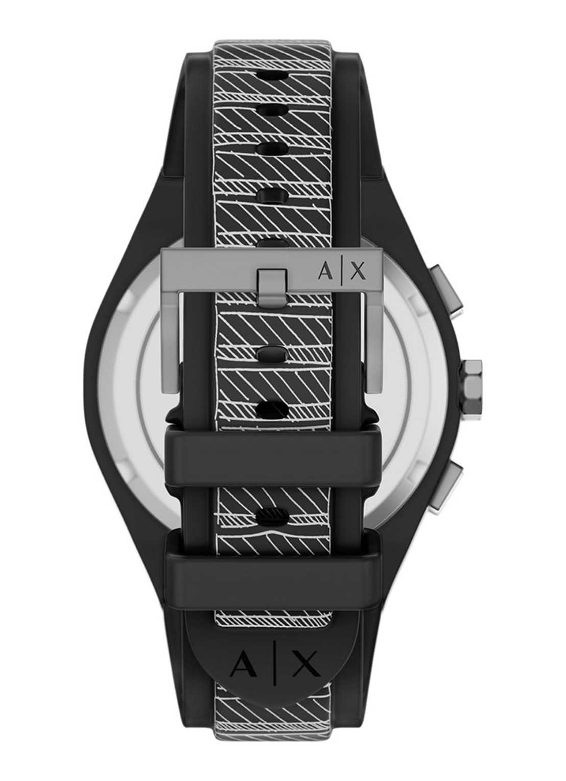 Armani Horloge AX4174 - detail 2 zwart