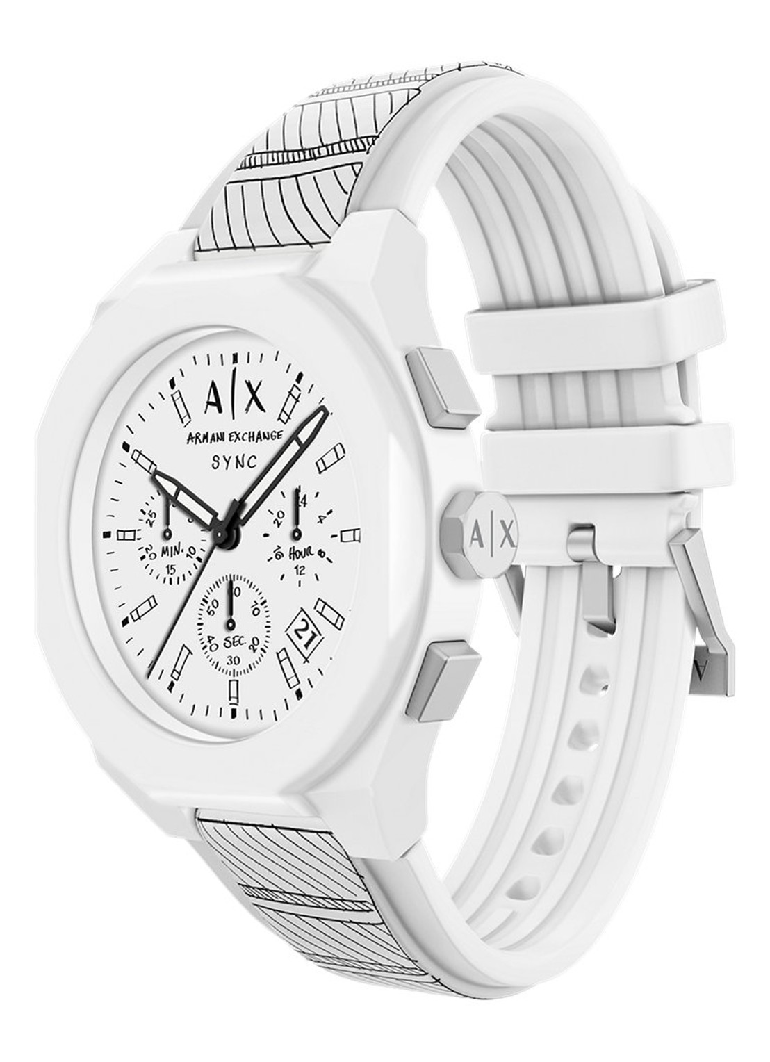 Armani Horloge AX4175 - detail 5 wit