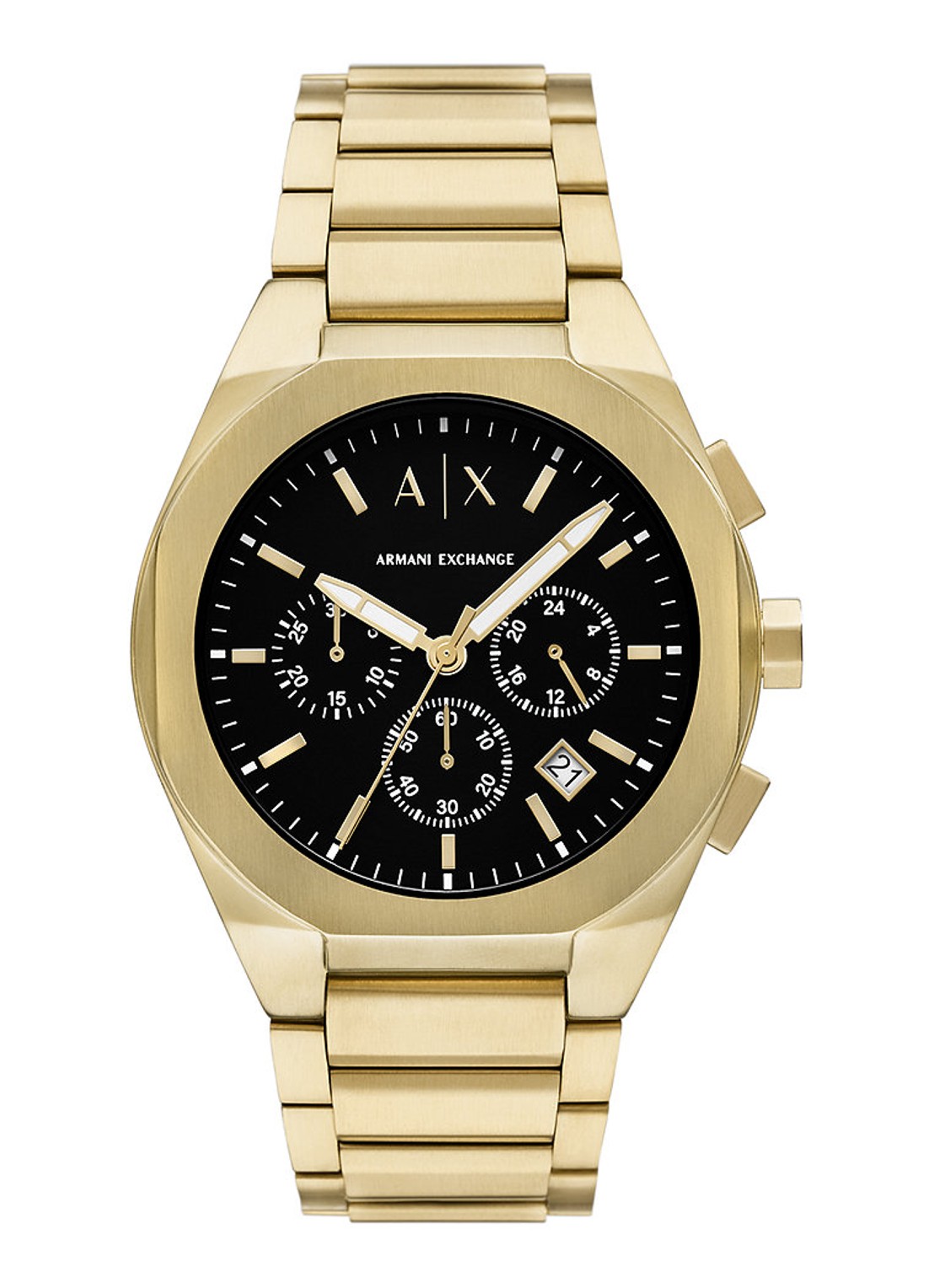 Armani Horloge AX4180 - voorkant goud