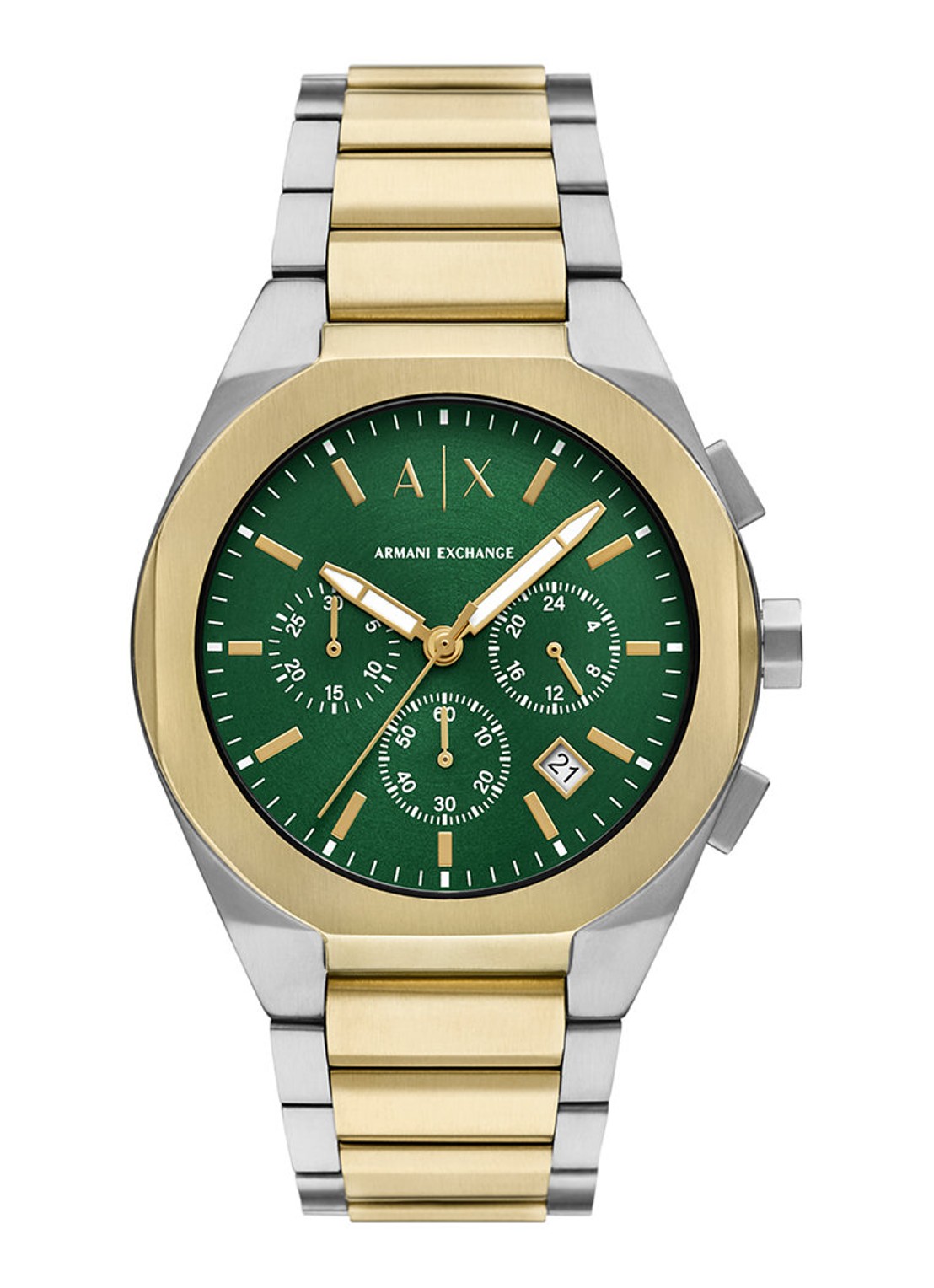 Armani Horloge AX4184 - voorkant 4 zilver