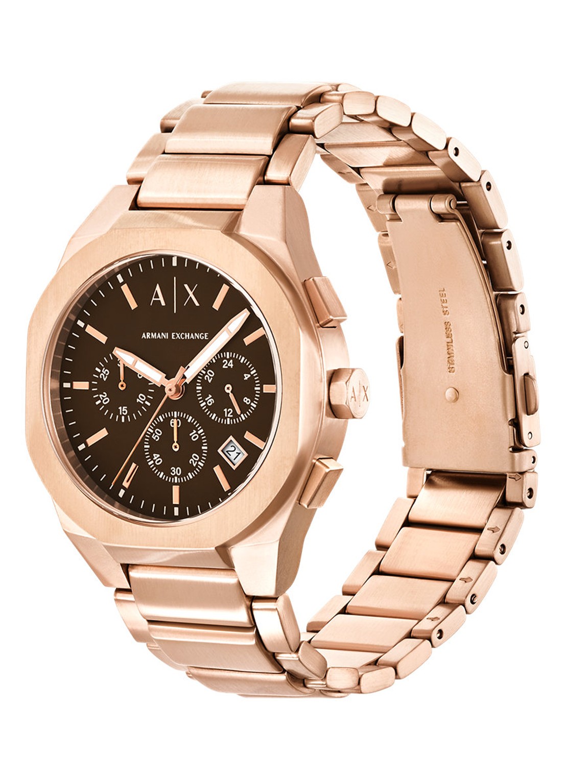 Armani Horloge AX4188 - detail 3 roségoud