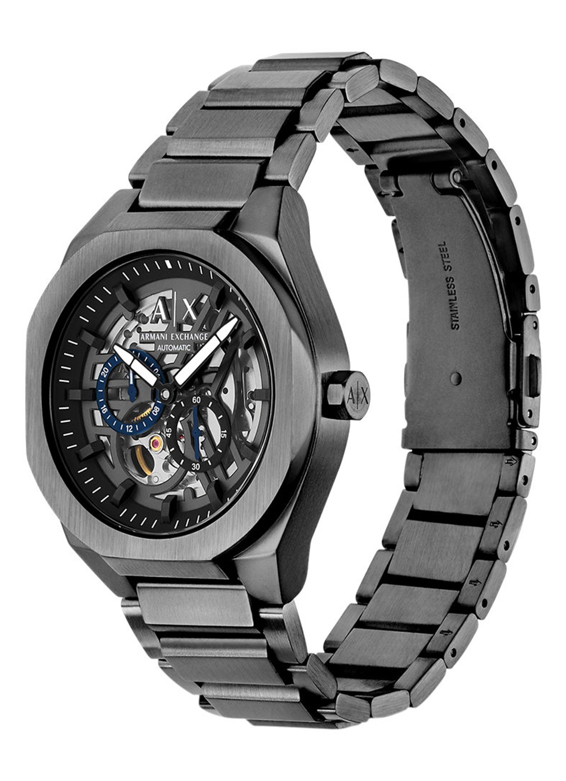 Armani Horloge AX4195 - detail 4 antraciet