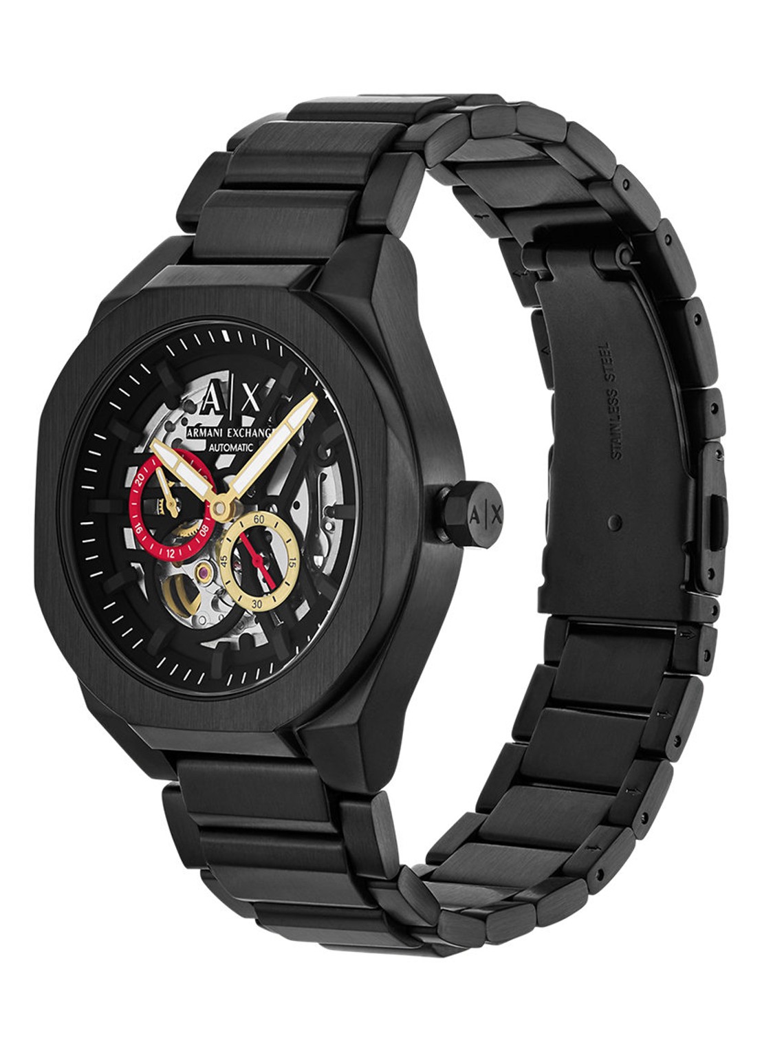 Armani Horloge AX4196 - detail 4 zwart