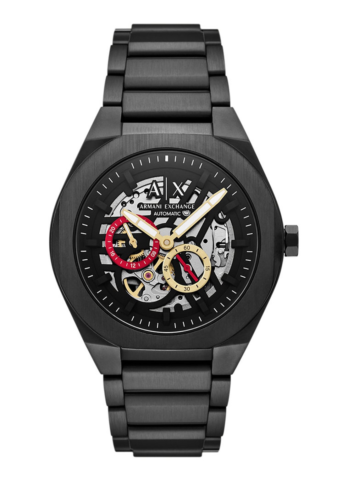 Armani Horloge AX4196 - voorkant zwart