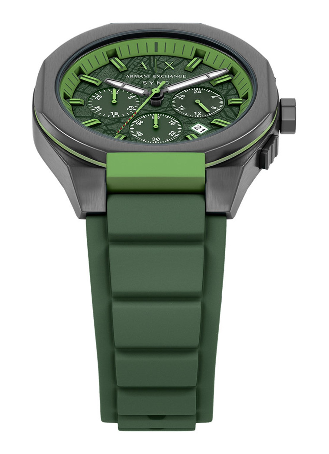 Armani Horloge AX4292 - detail 4 antraciet