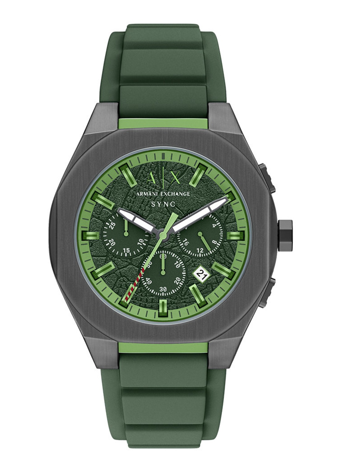 Armani Horloge AX4292 - voorkant antraciet