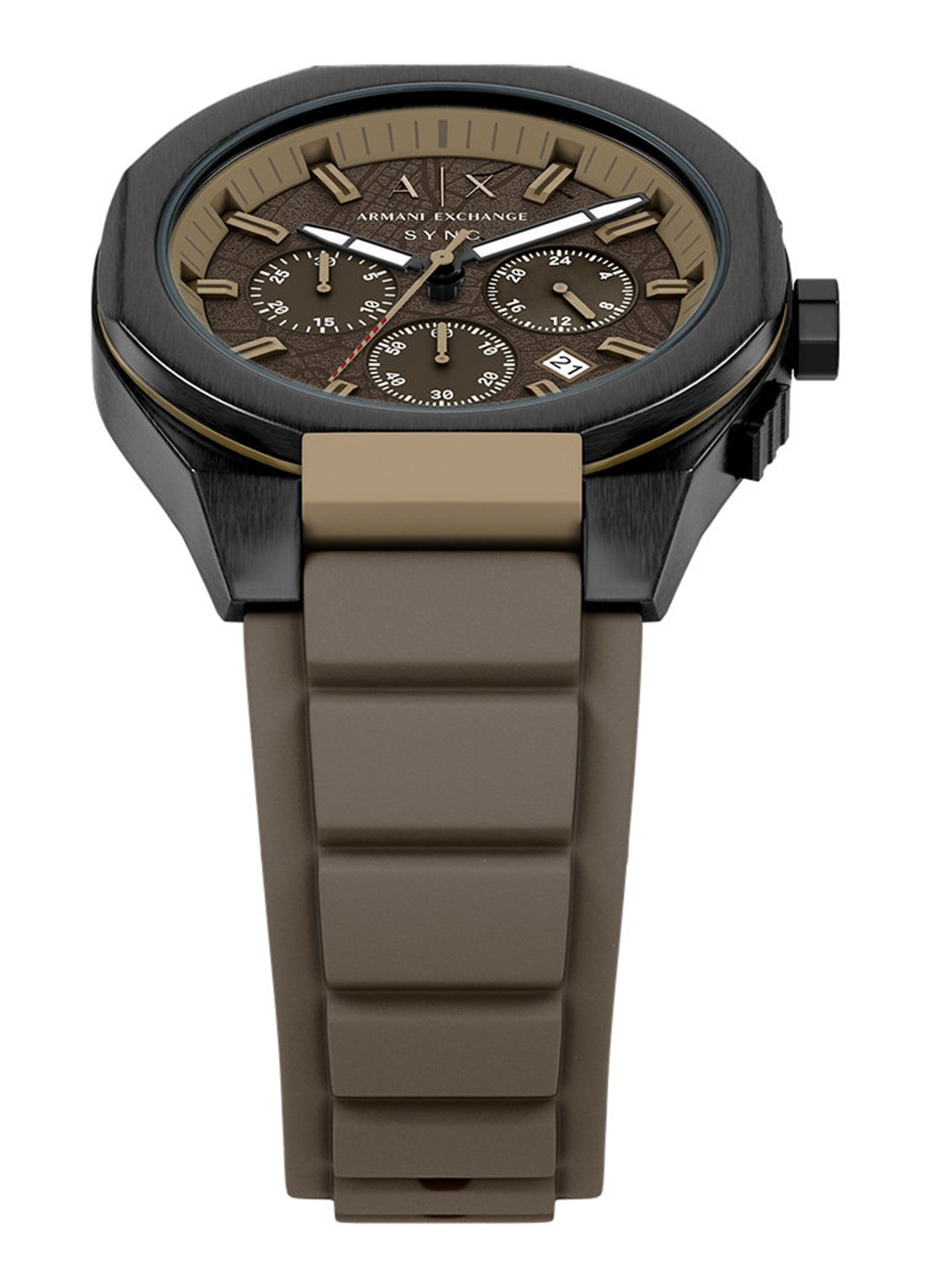 Armani Horloge AX4293 - detail 3 zwart