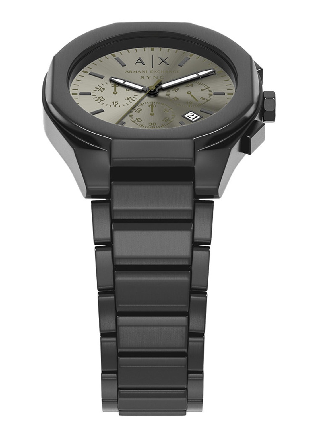 Armani Horloge AX4296 - detail 4 antraciet