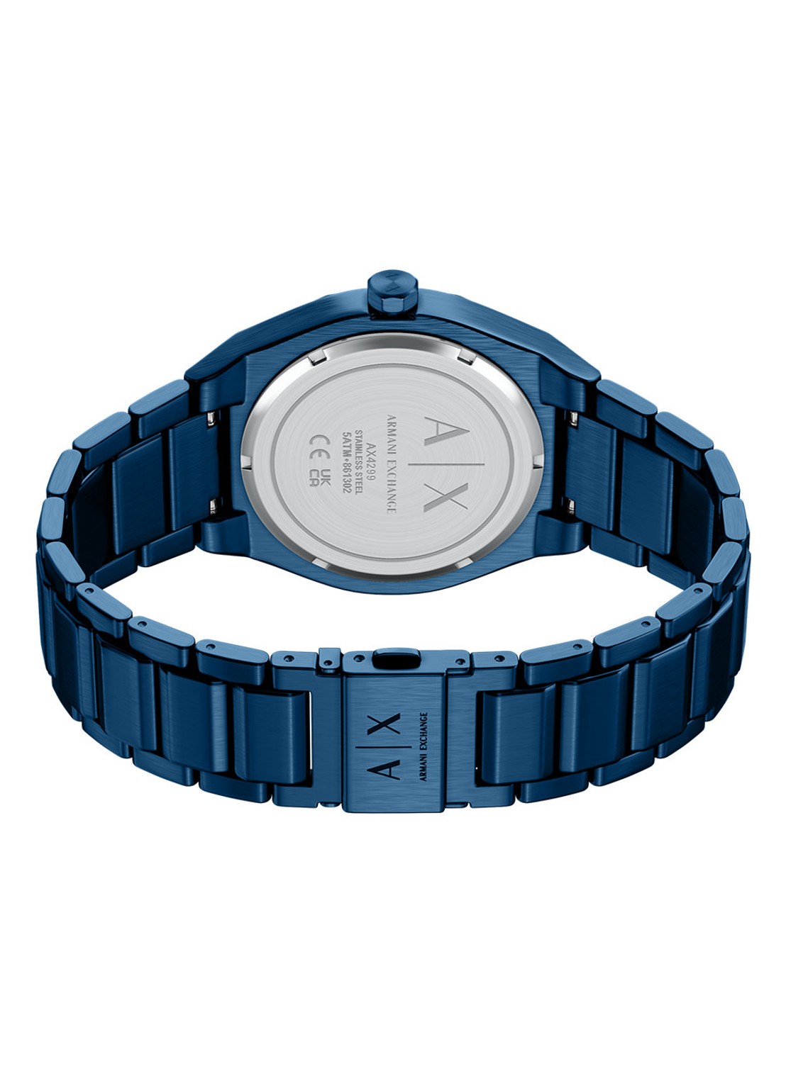 Armani Horloge AX4299 - detail 3 blauw