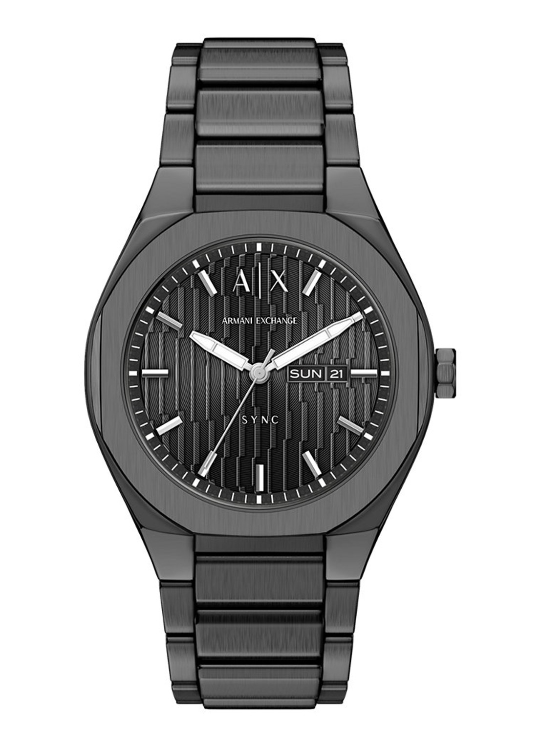 Armani Horloge AX4300 - voorkant antraciet