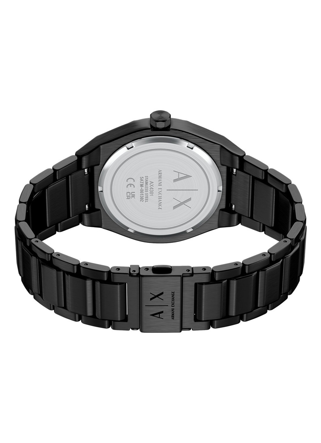 Armani Horloge AX4301 - detail 4 zwart