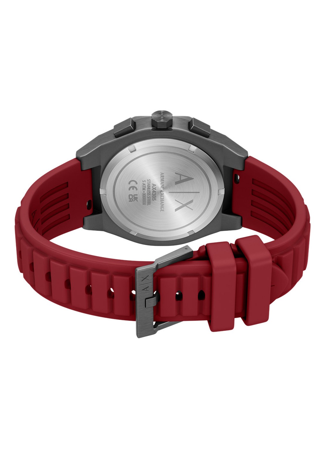 Armani Horloge AX4305 - detail 3 antraciet
