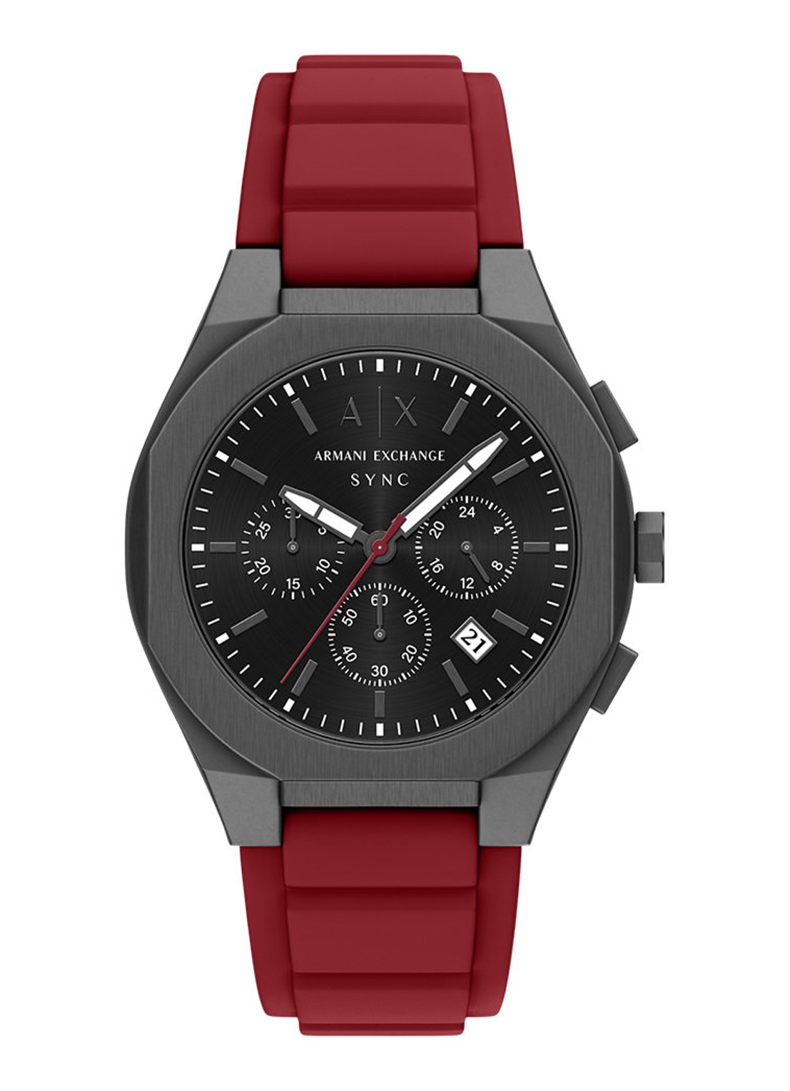 Armani Horloge AX4305 - voorkant 6 antraciet