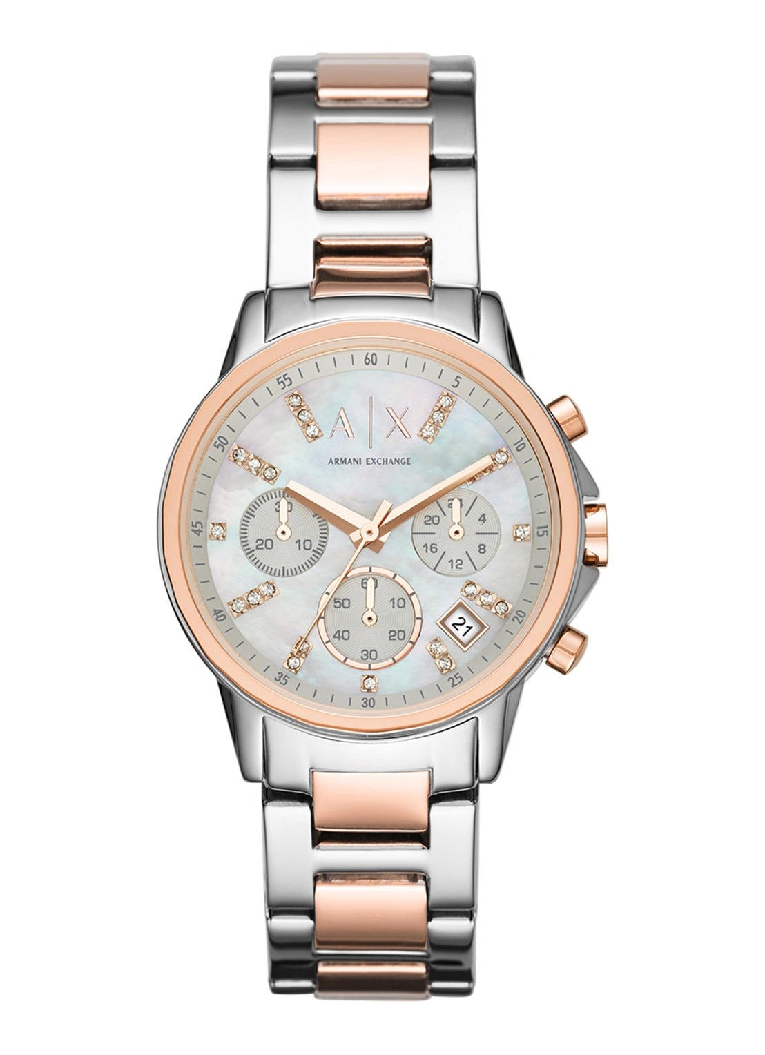 Armani Horloge AX4331 - voorkant goud