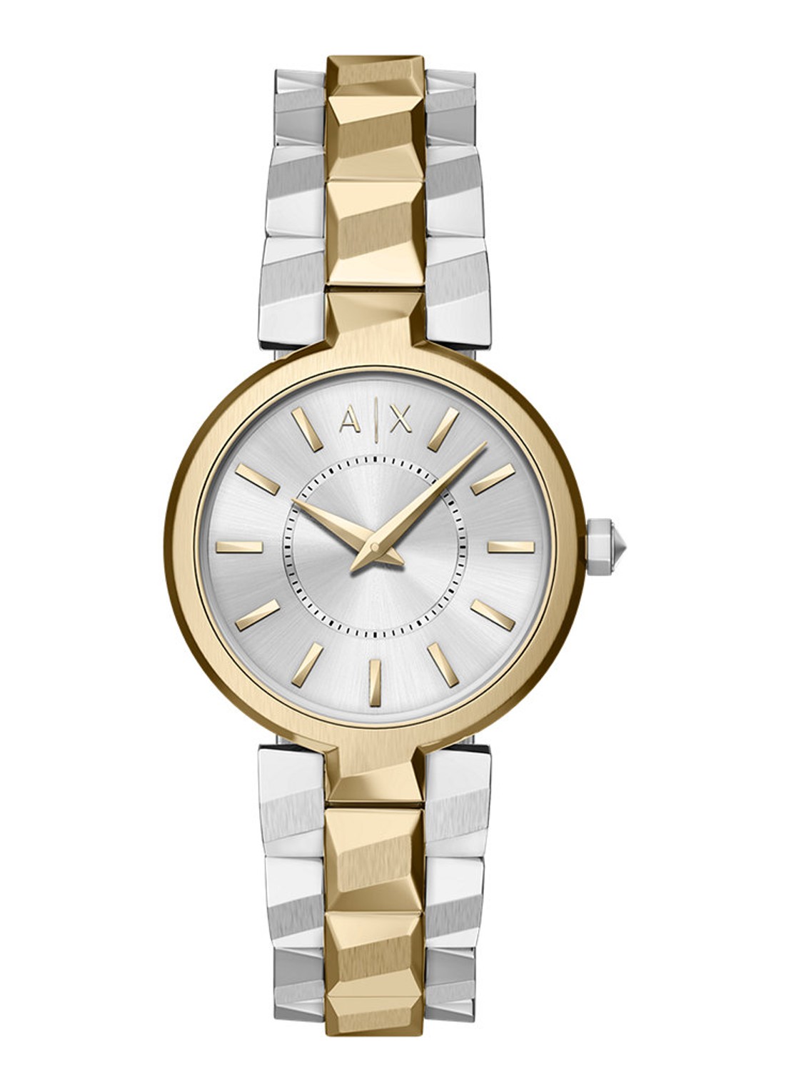 Armani Horloge AX4406 - voorkant zilver