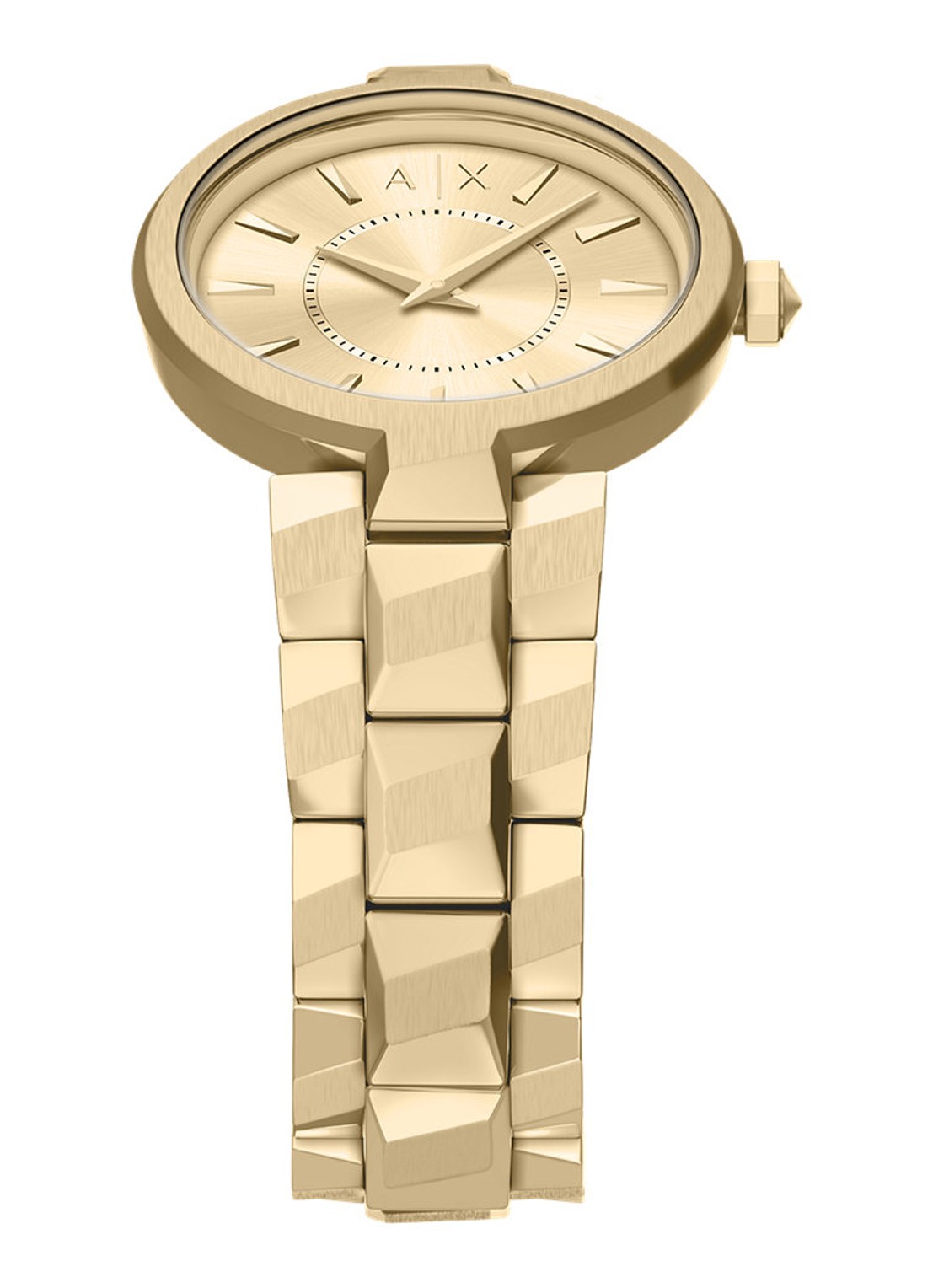 Armani Horloge AX4407 - detail 4 goud
