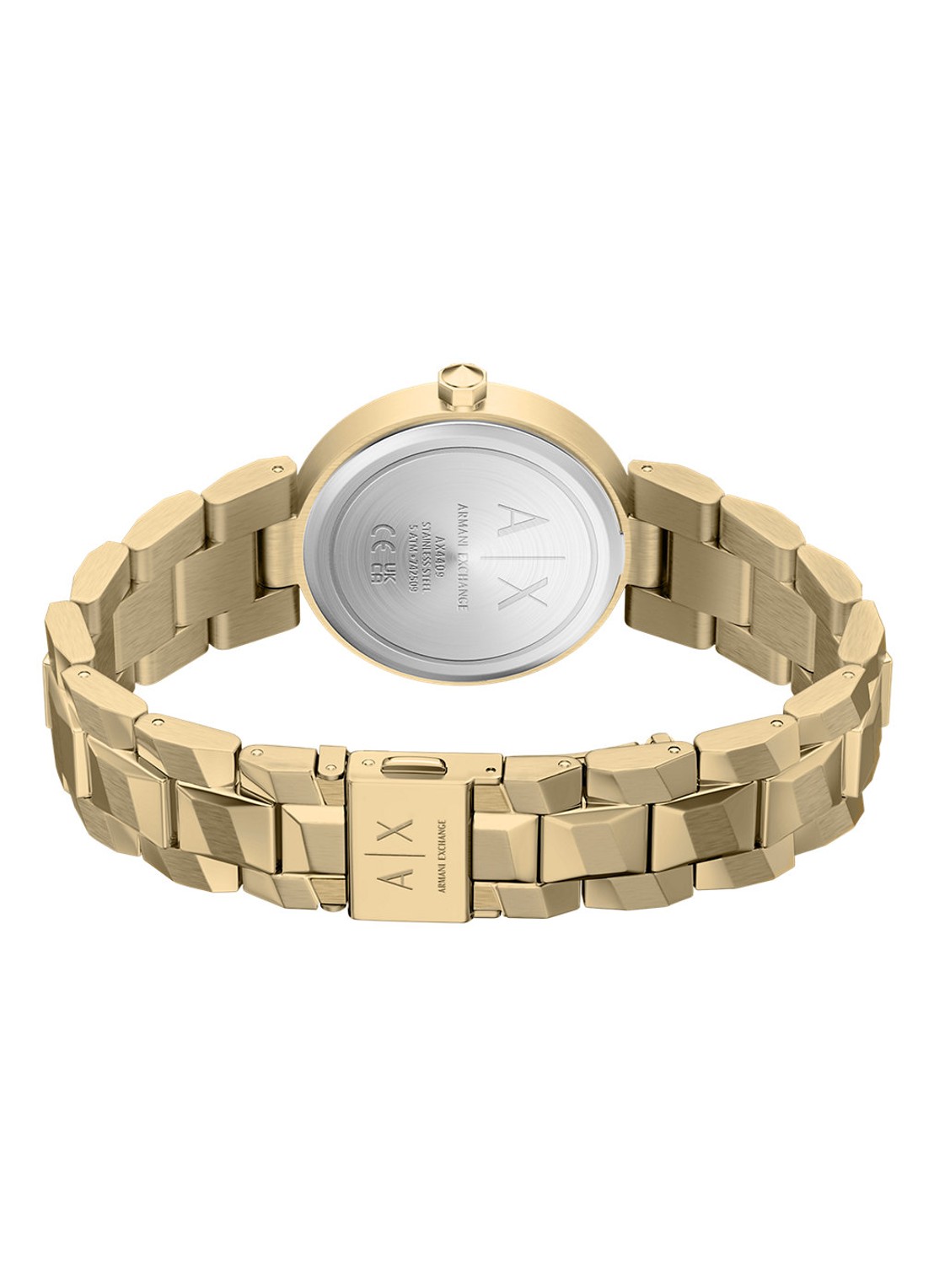 Armani Horloge AX4409 - detail 3 goud