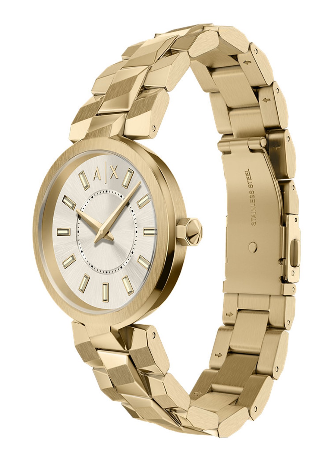 Armani Horloge AX4409 - detail 4 goud