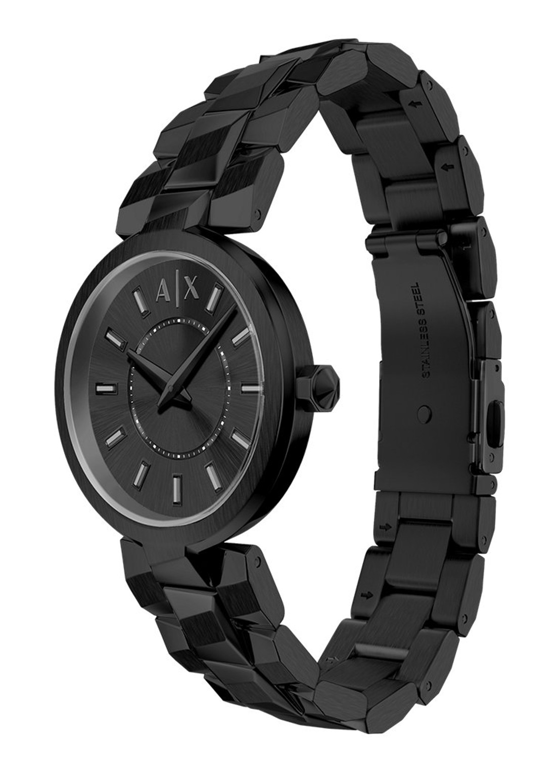 Armani Horloge AX4411 - detail 4 zwart