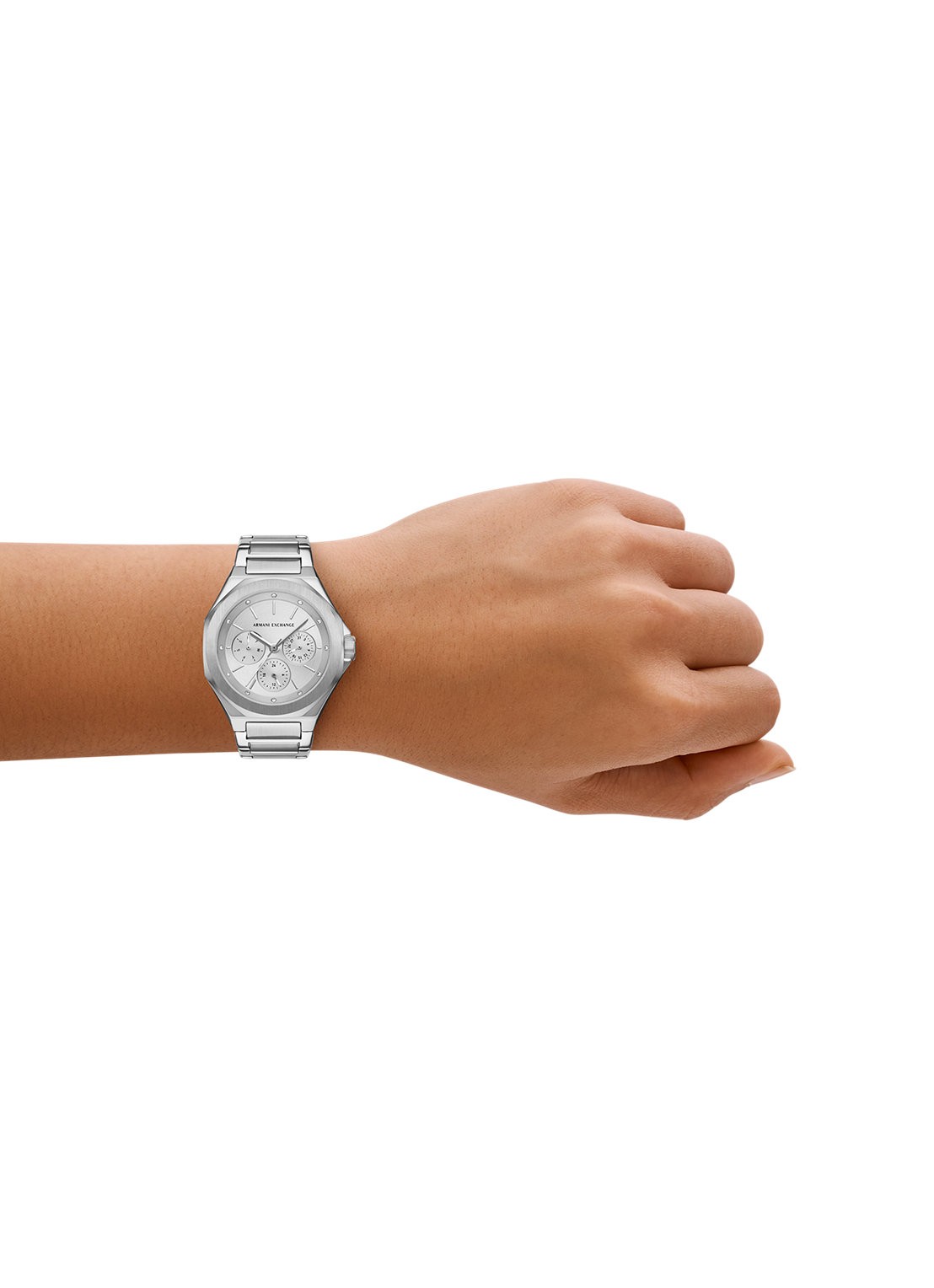 Armani Horloge AX4622 - detail 4 zilver