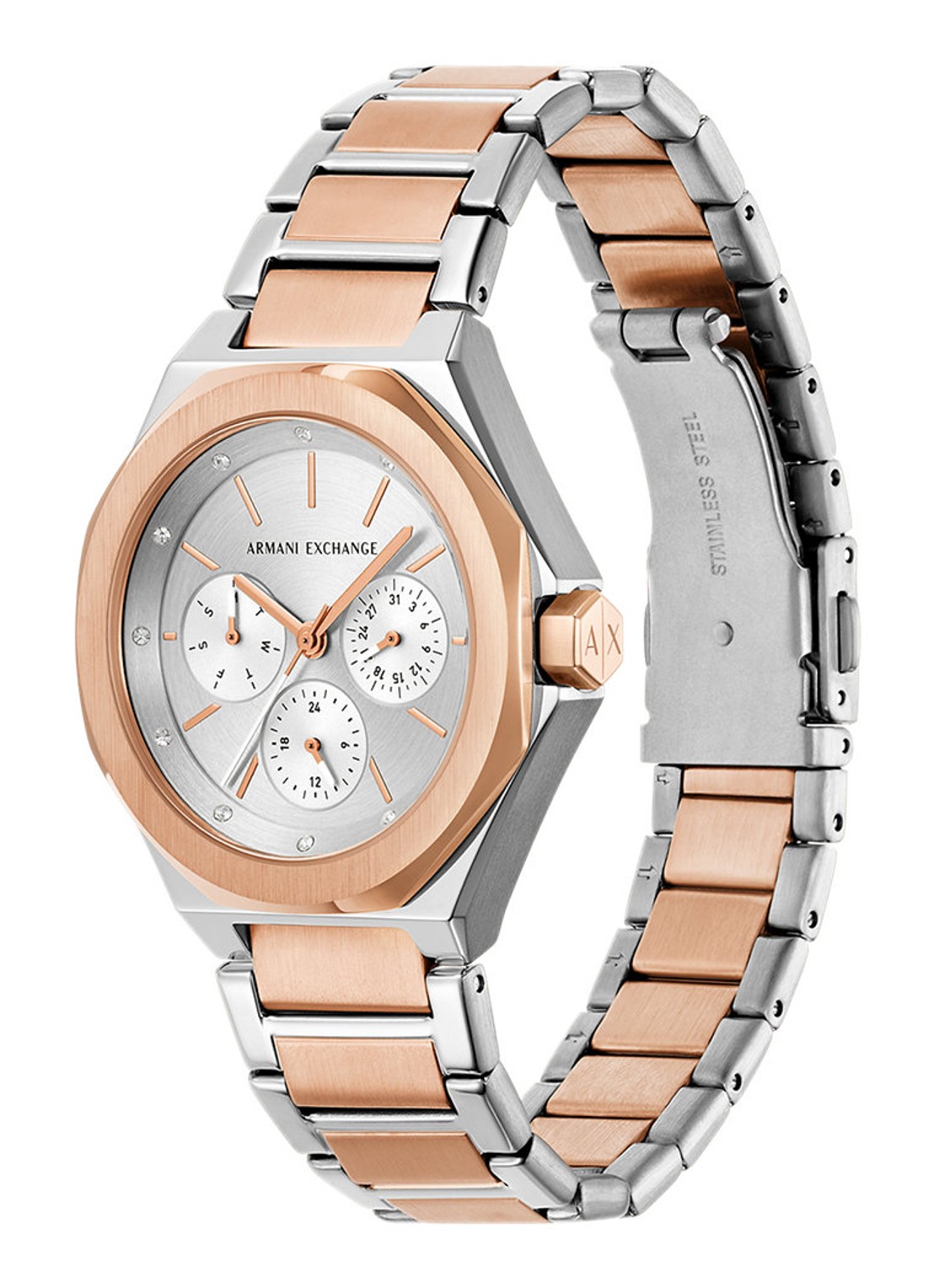 Armani Horloge AX4623 - detail 3 zilver