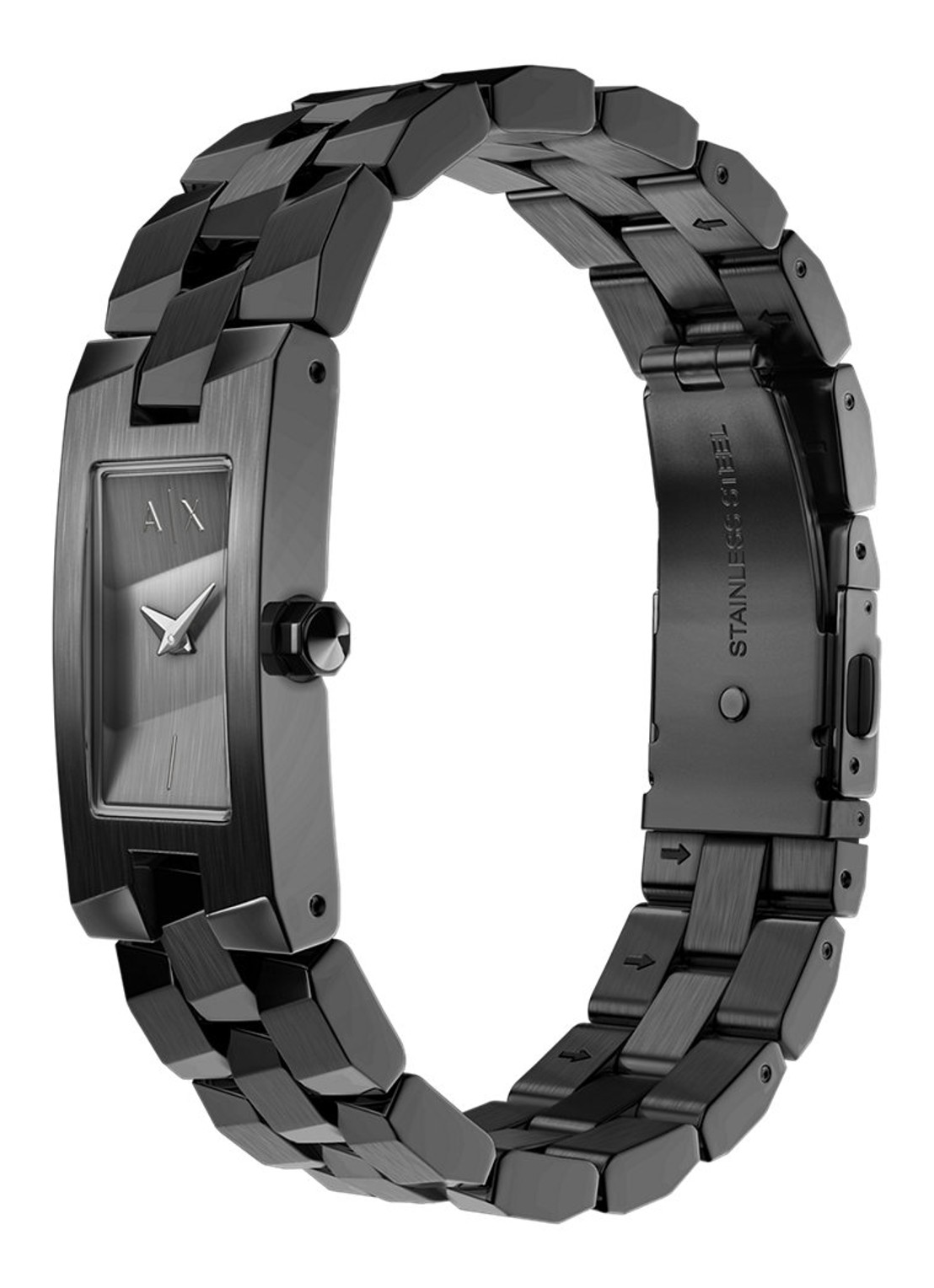 Armani Horloge AX4702 - detail 4 zwart