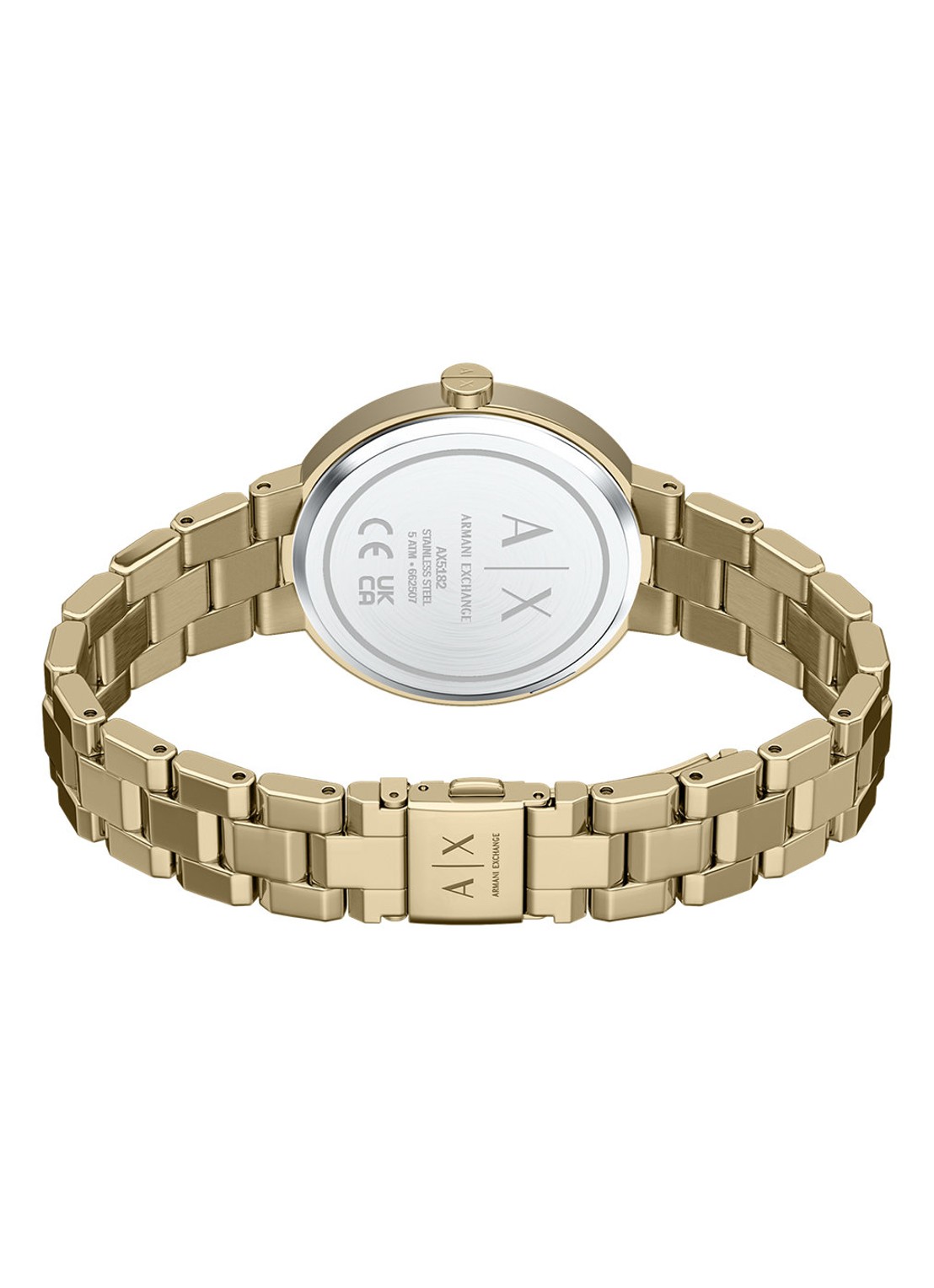 Armani Horloge AX5182 - detail 5 goud