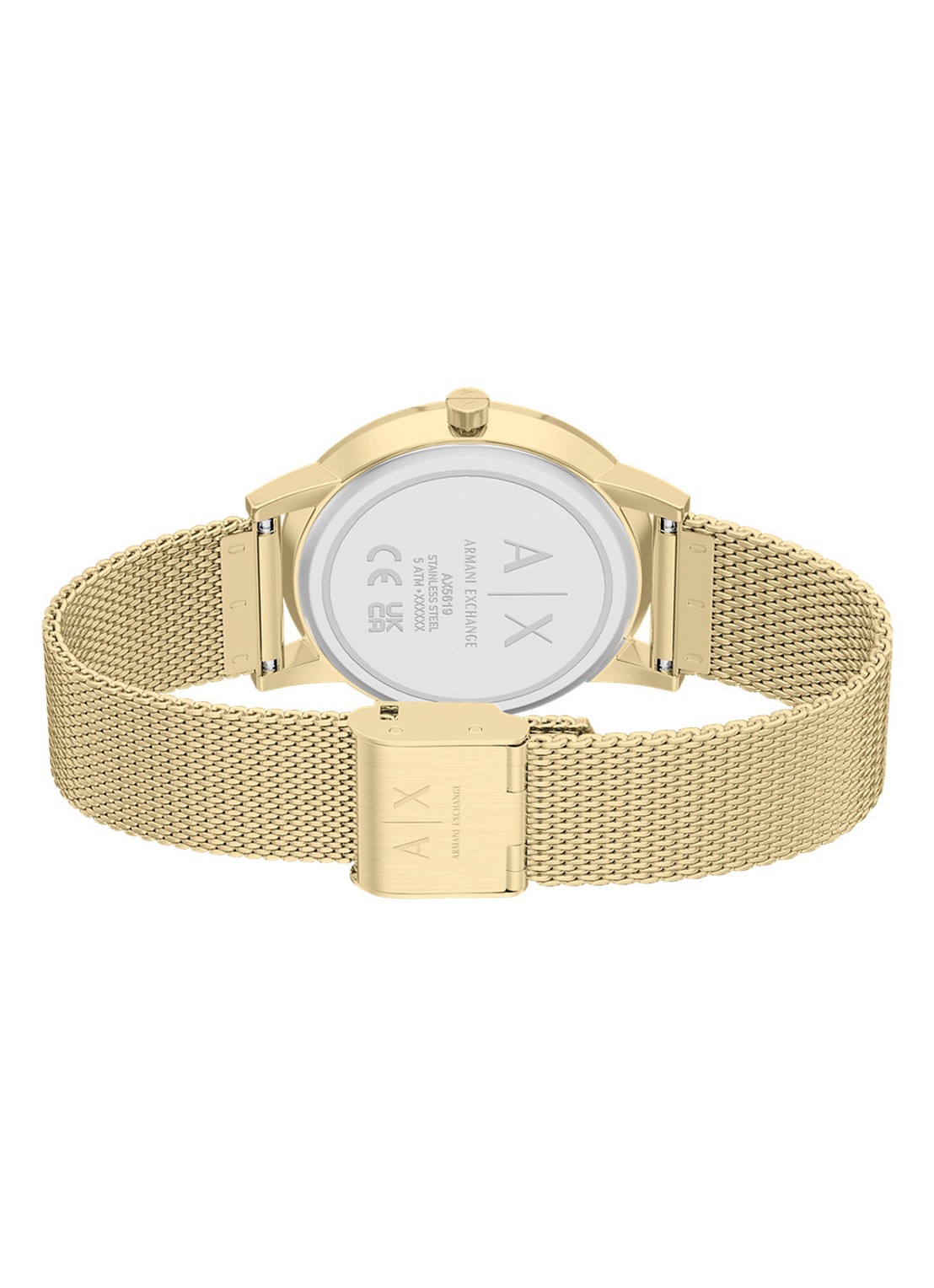 Armani Horloge AX5619 - detail 4 goud