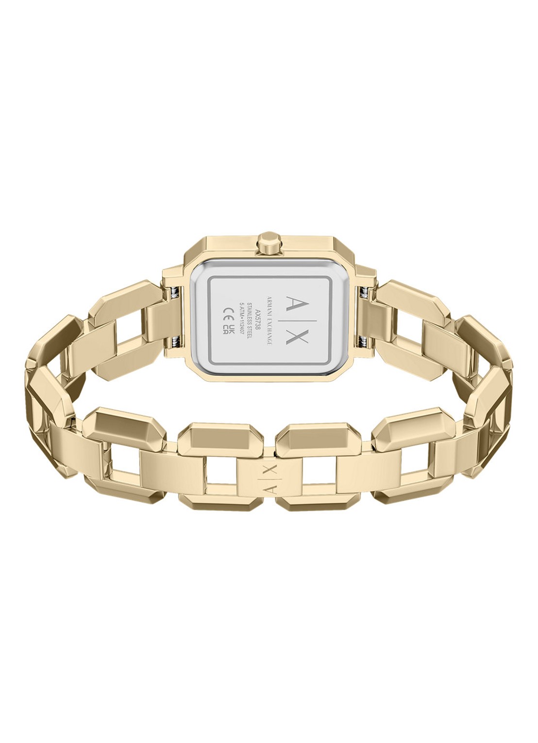 Armani Horloge AX5738 - detail 4 goud