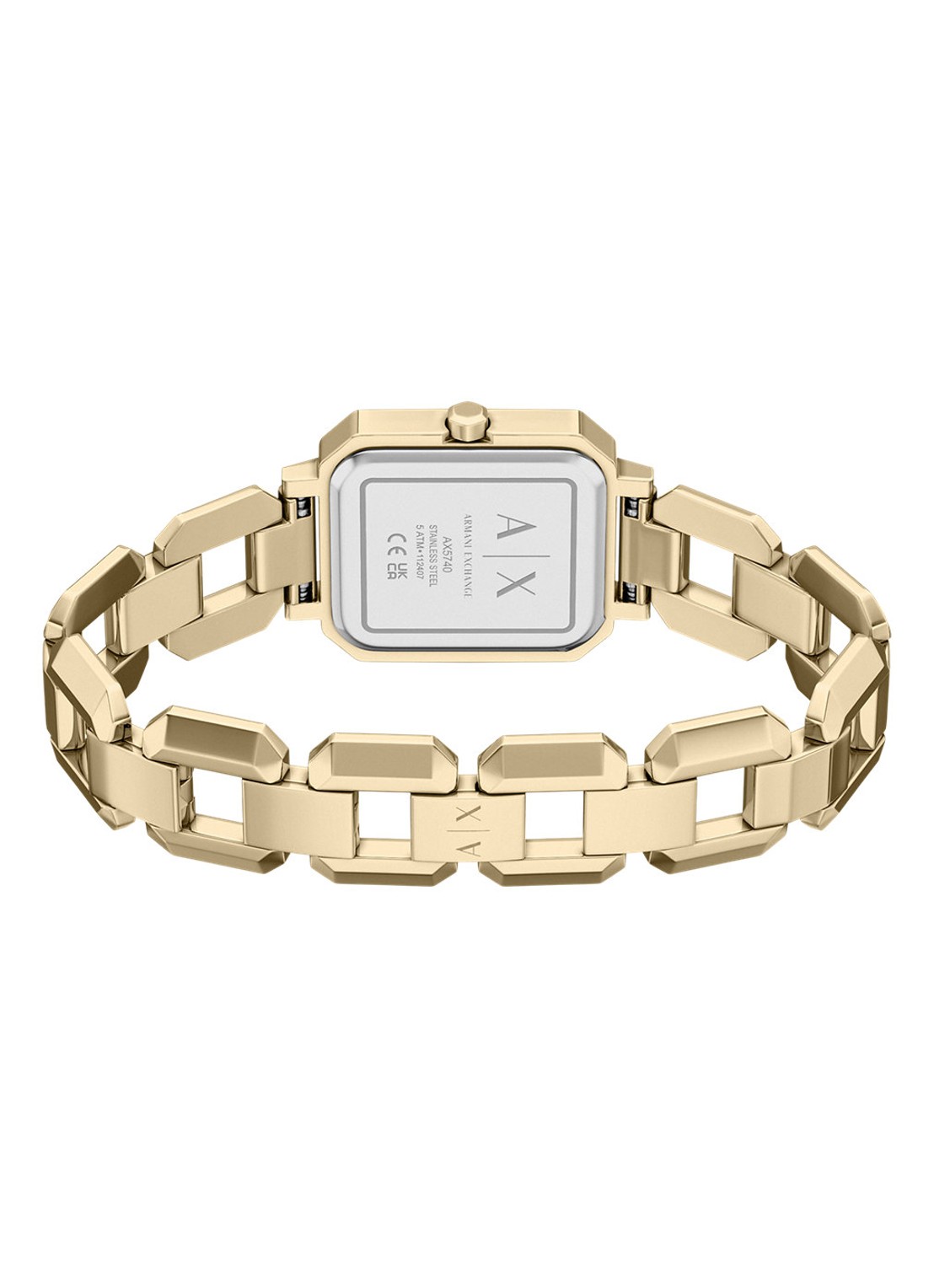 Armani Horloge AX5740 - detail 3 goud