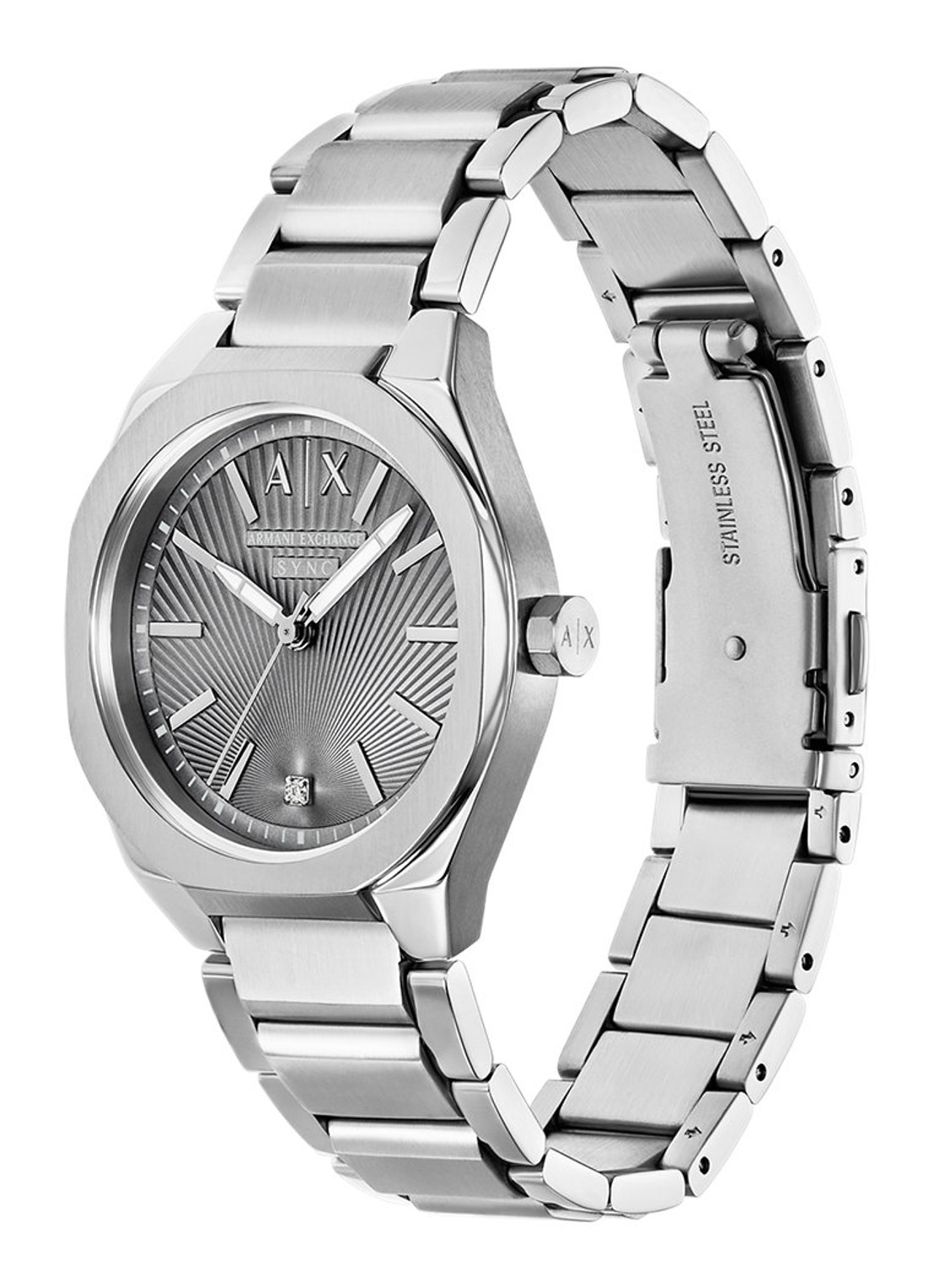 Armani Horloge AX6030 - detail 4 zilver