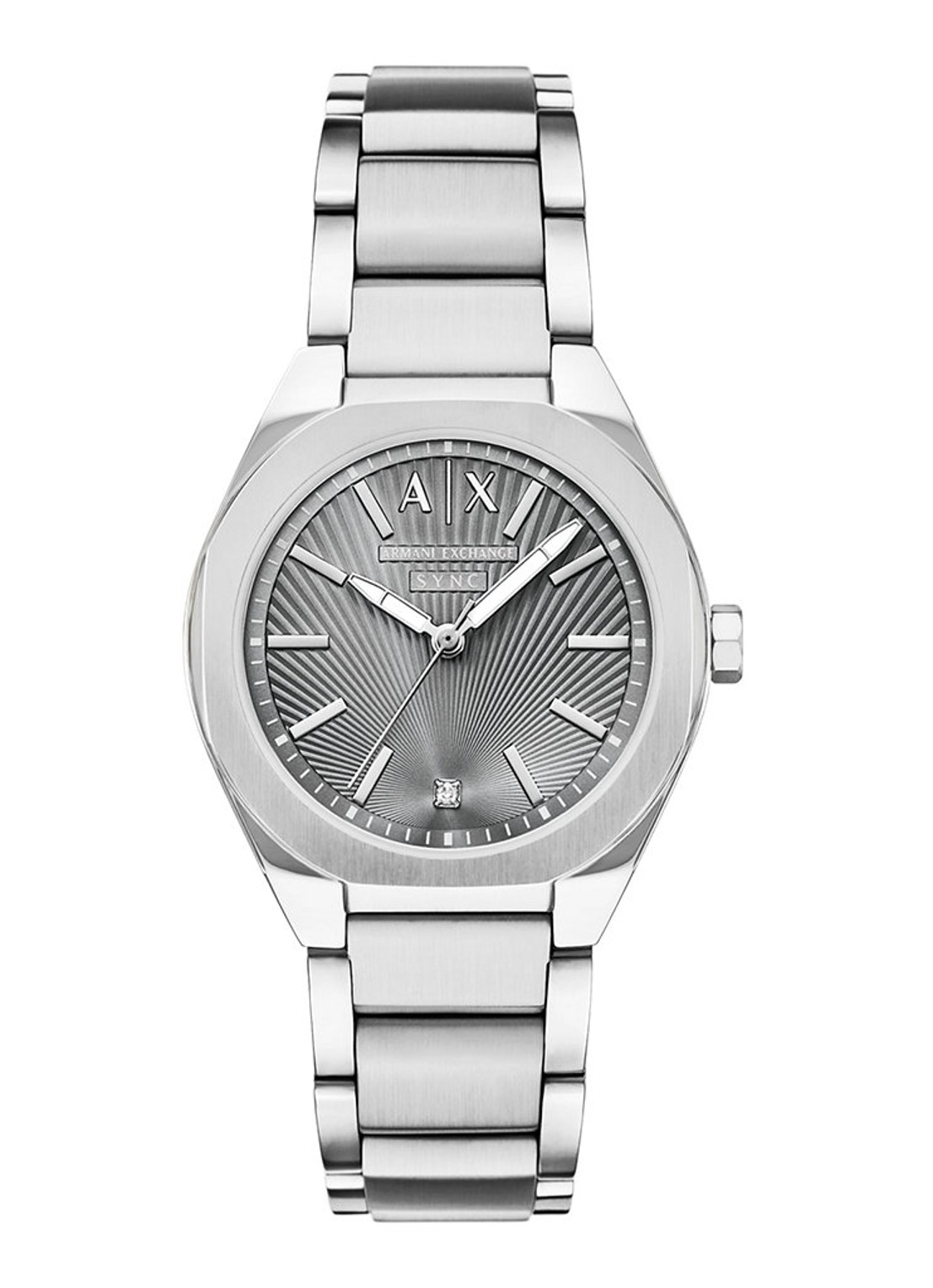 Armani Horloge AX6030 - voorkant zilver