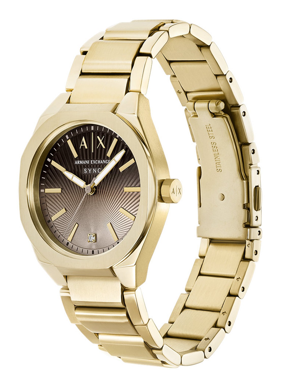 Armani Horloge AX6031 - detail 3 goud
