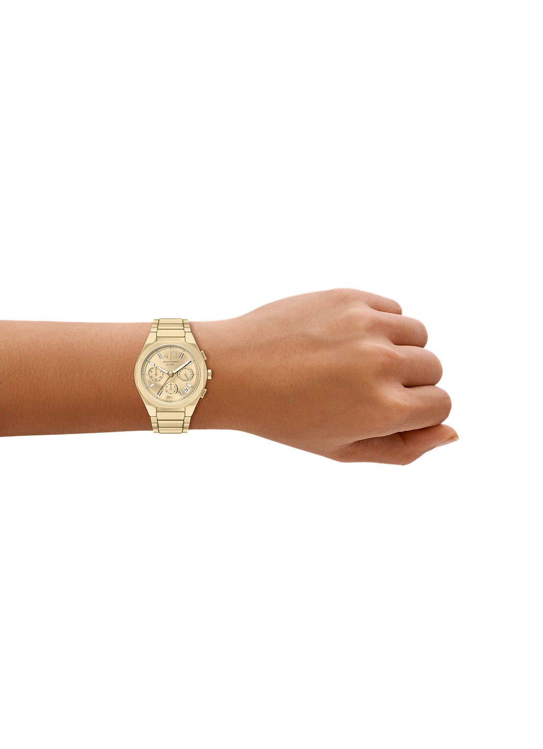 Armani Horloge AX6034 - detail 5 goud