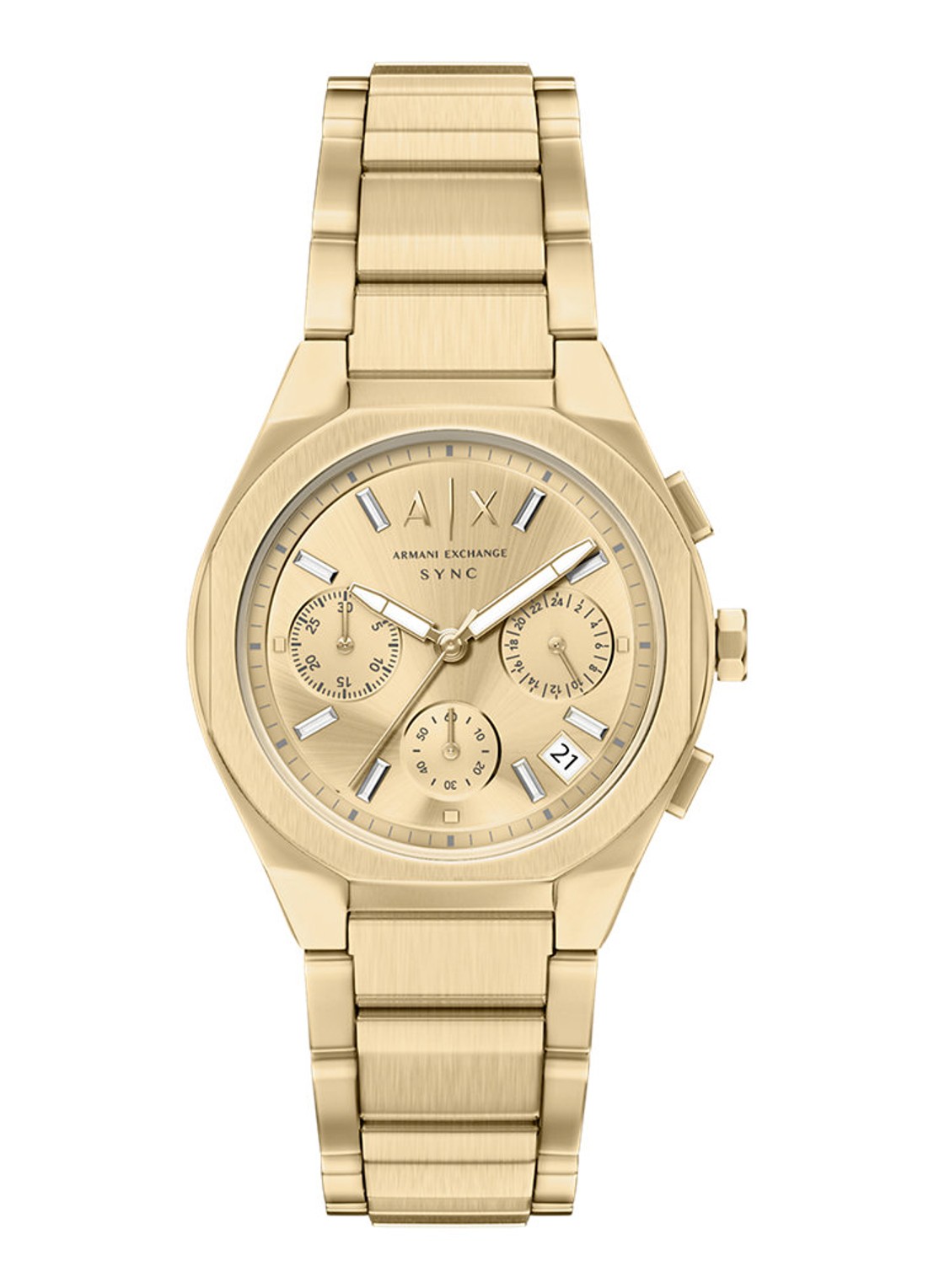 Armani Horloge AX6034 - voorkant 6 goud