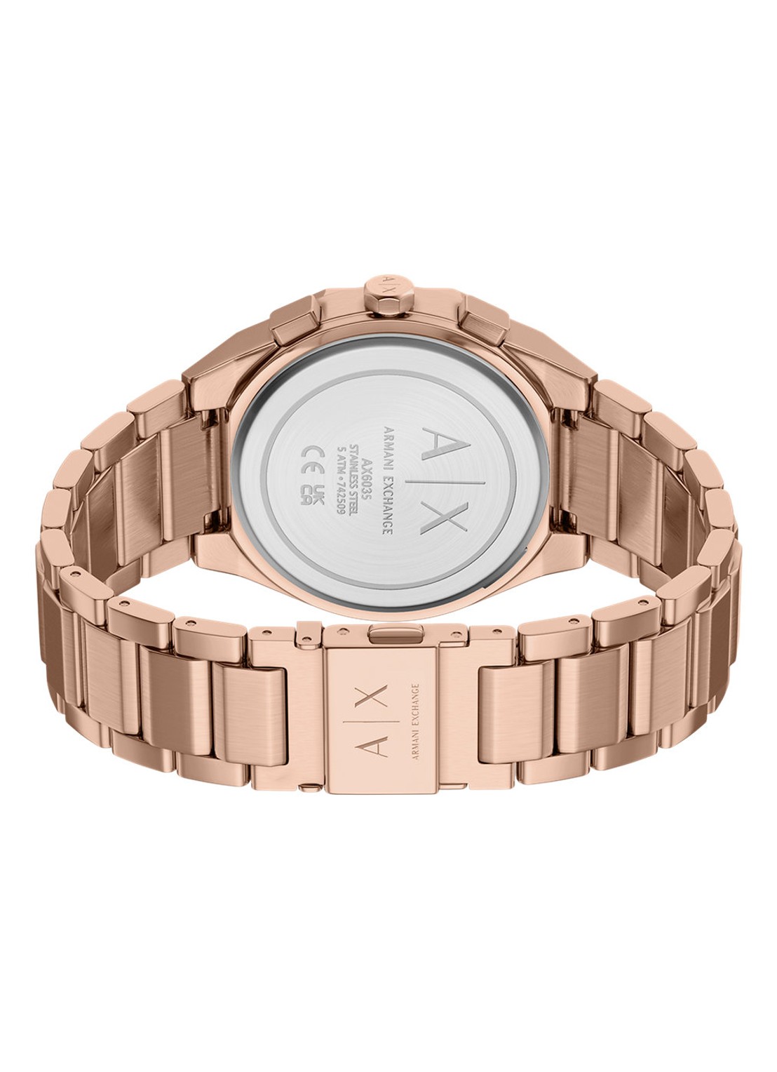 Armani Horloge AX6035 - detail 3 roségoud