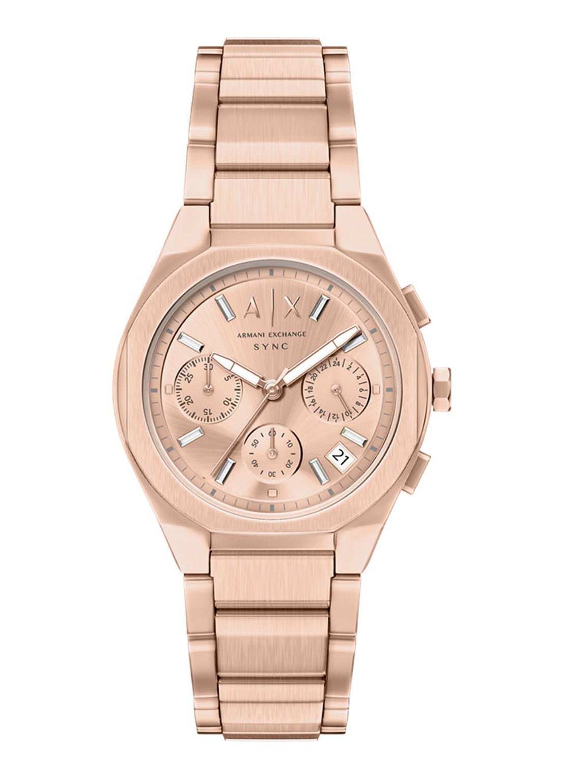 Armani Horloge AX6035 - voorkant 6 roségoud
